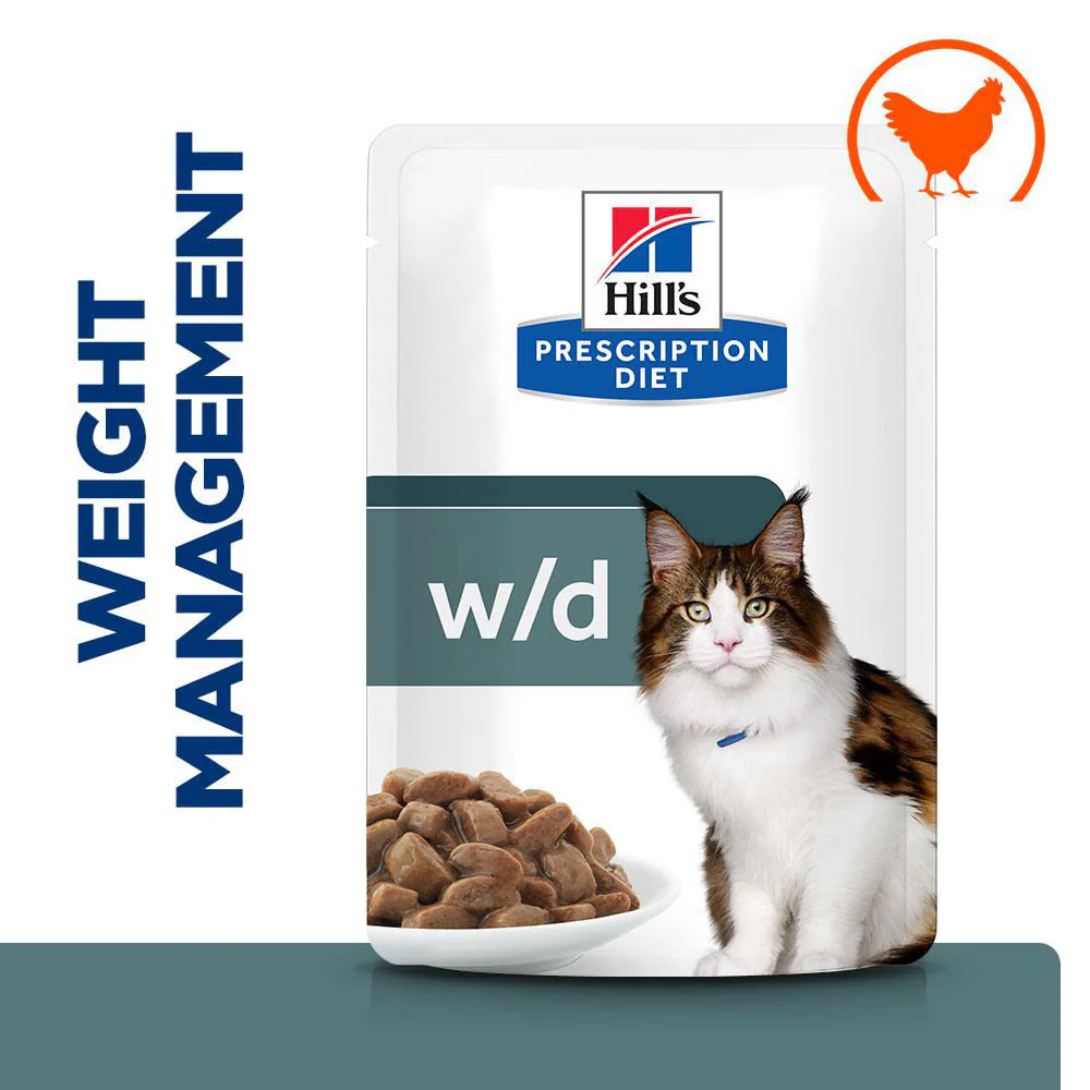 Hill's Prescription Diet w/d Multi-Benefit Wet Cat Food - Chicken - Image 2