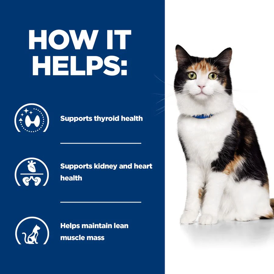 Hill's Prescription Diet y/d Thyroid Care Adult/Senior Dry Cat Food - Original - Image 5