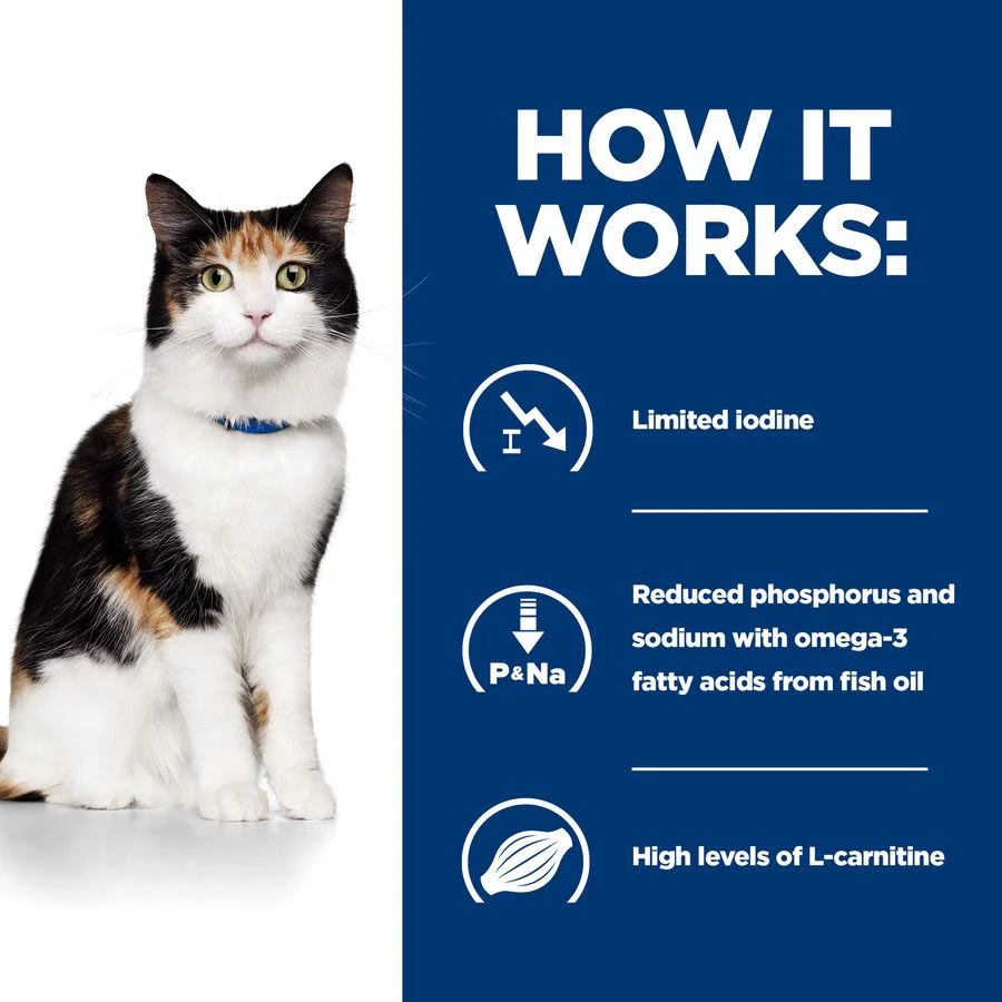 Hill's Prescription Diet y/d Thyroid Care Adult/Senior Dry Cat Food - Original - Image 6