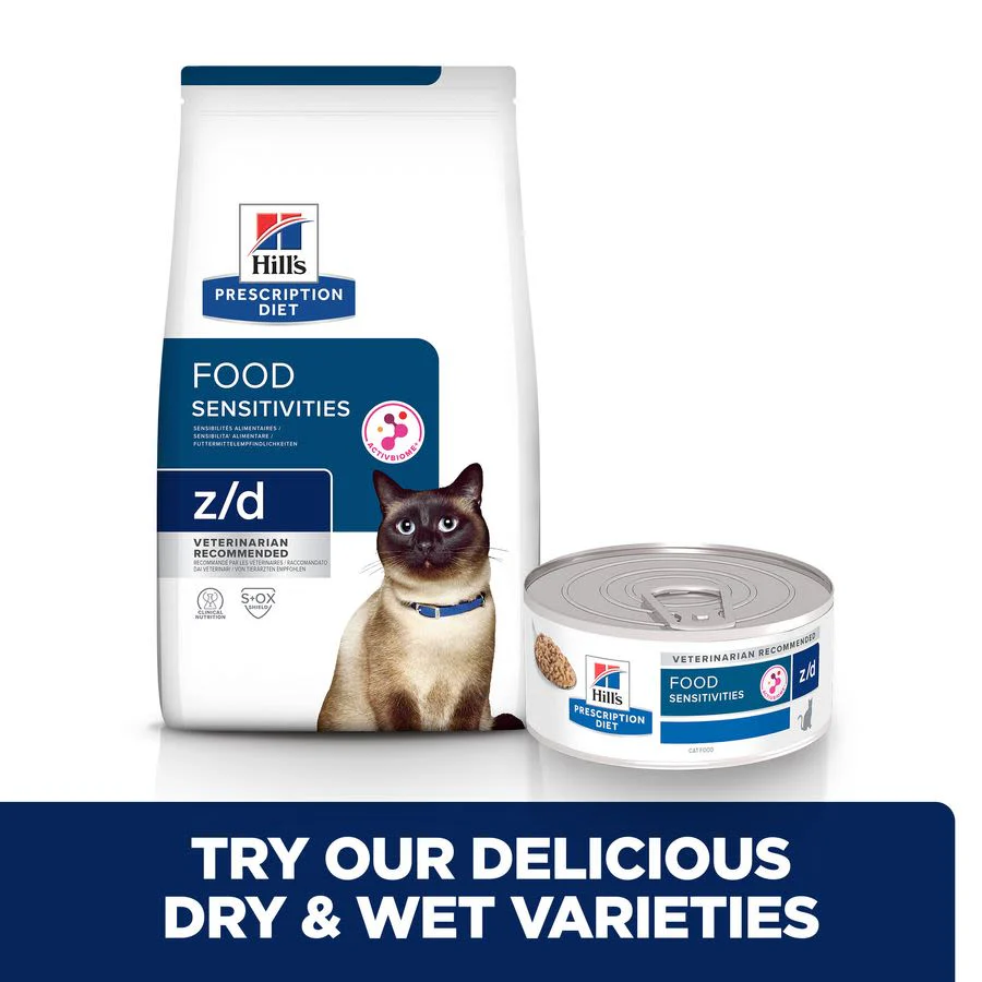 Hill's Prescription Diet z/d Food Sensitivities Adult/Senior Wet Cat Food - Original - Image 4