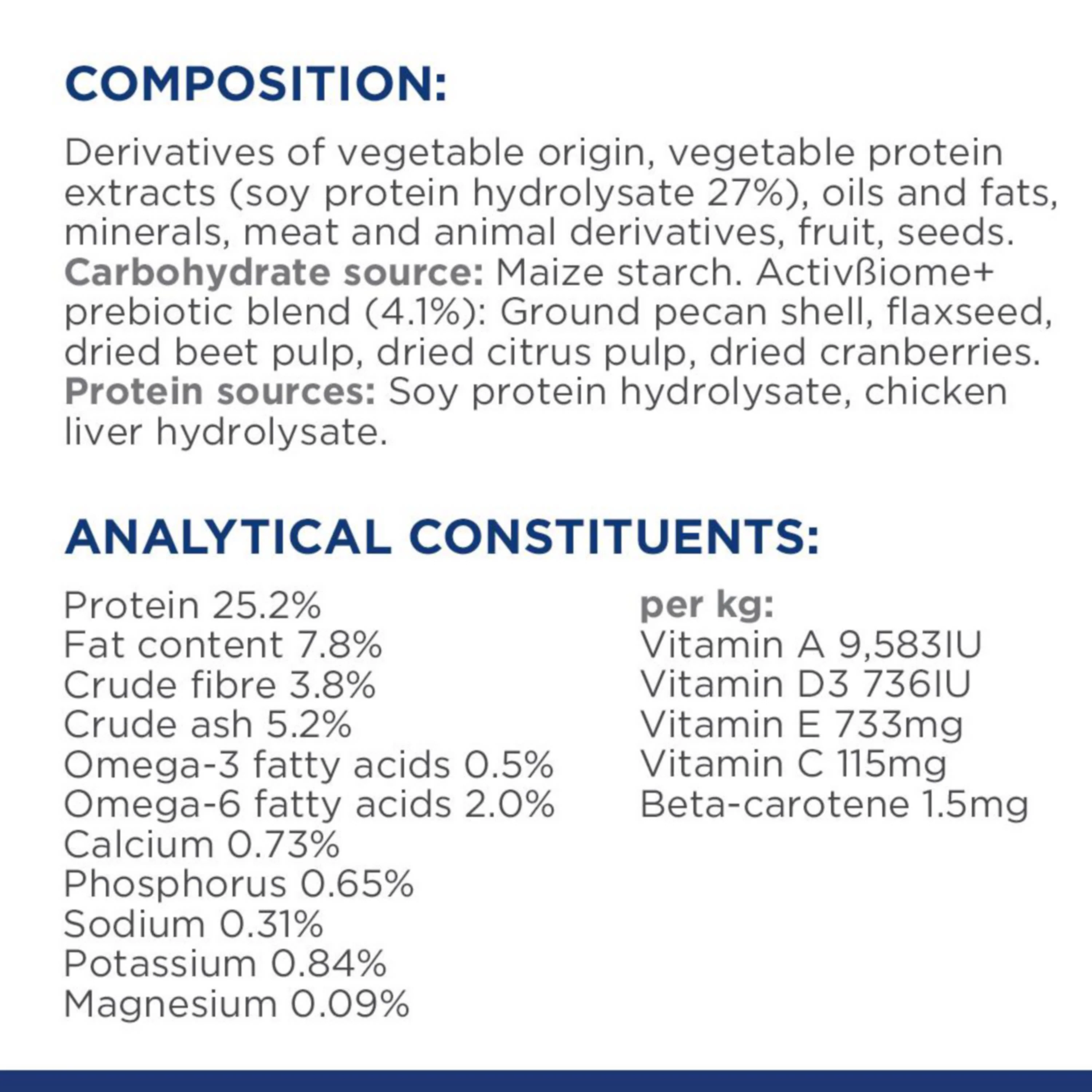 Hill's Prescription Diet z/d Low Fat Hydrolysed Soy Recipe Food Sensitivities Dry Dog Food - Image 6