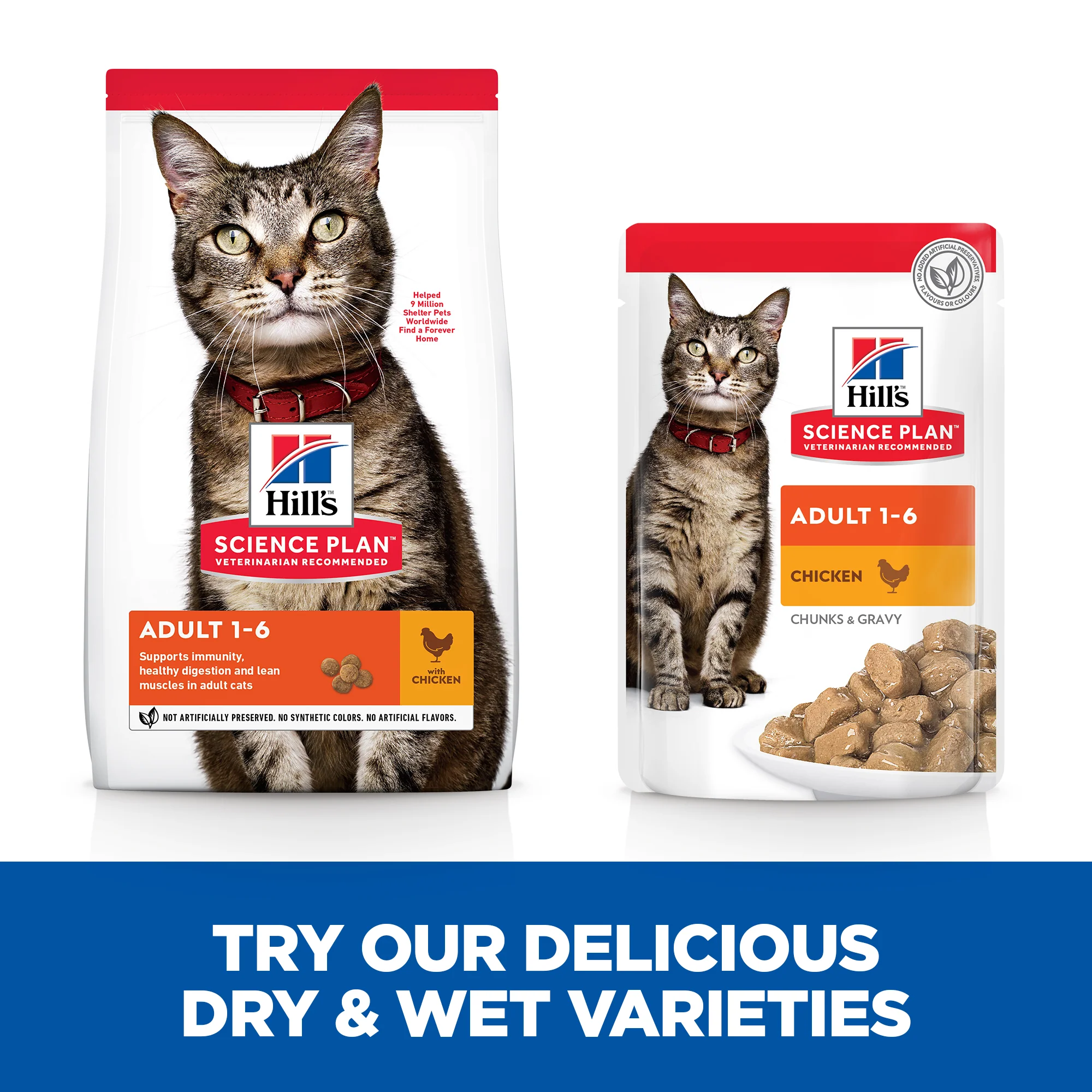 Hill's Science Plan Adult Light Chicken, Beef & Ocean Fish Wet Cat Food - Image 11