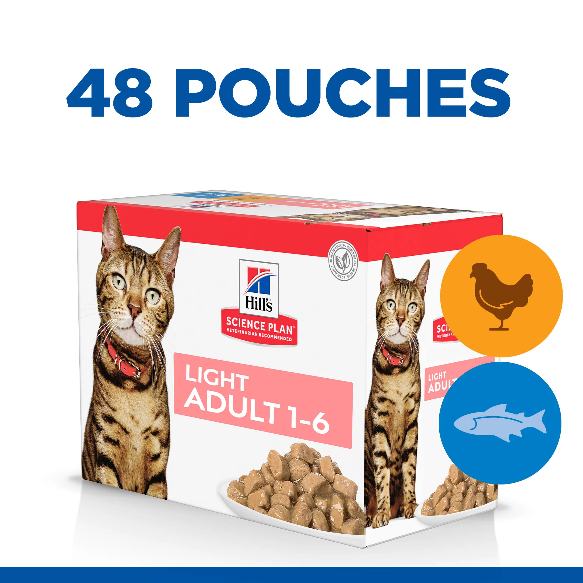 Hill's Science Plan Adult Light Chicken & Ocean Fish Wet Cat Food - Image 2