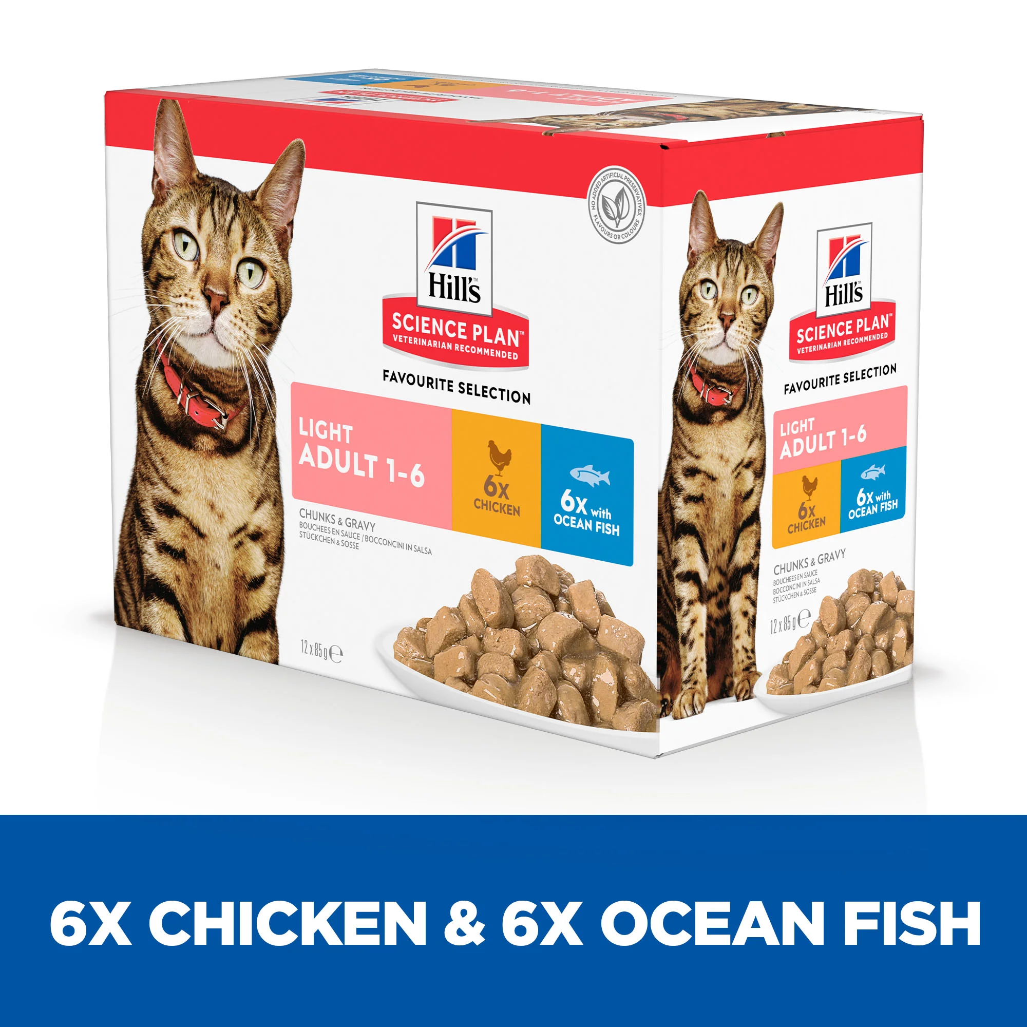 Hill's Science Plan Adult Light Chicken & Ocean Fish Wet Cat Food - Image 3