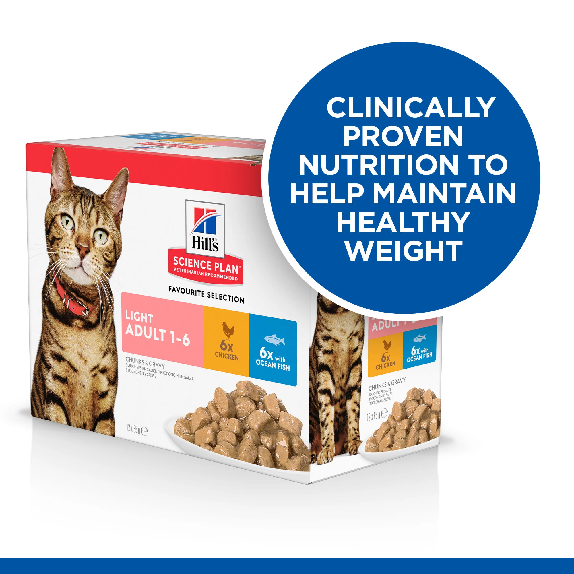 Hill's Science Plan Adult Light Chicken & Ocean Fish Wet Cat Food - Image 8