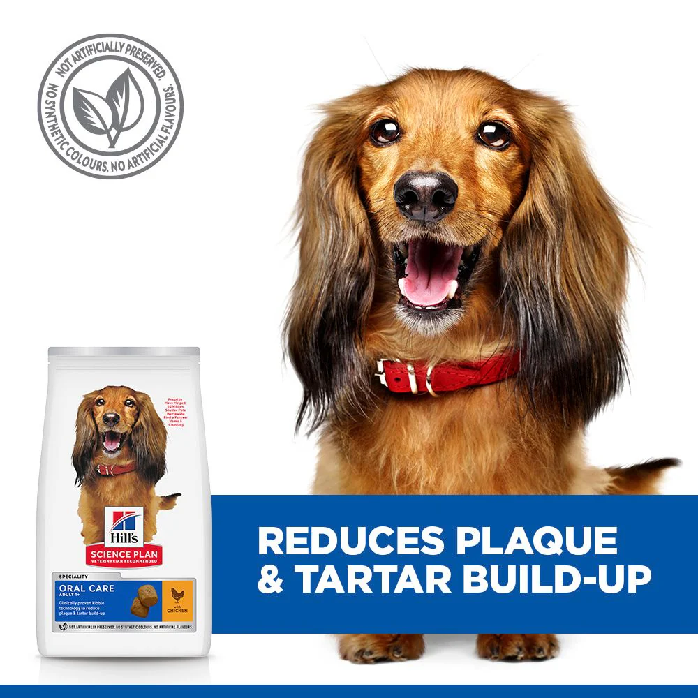 Hill's Science Plan Adult Oral Care Chicken Dry Dog Food - Image 4