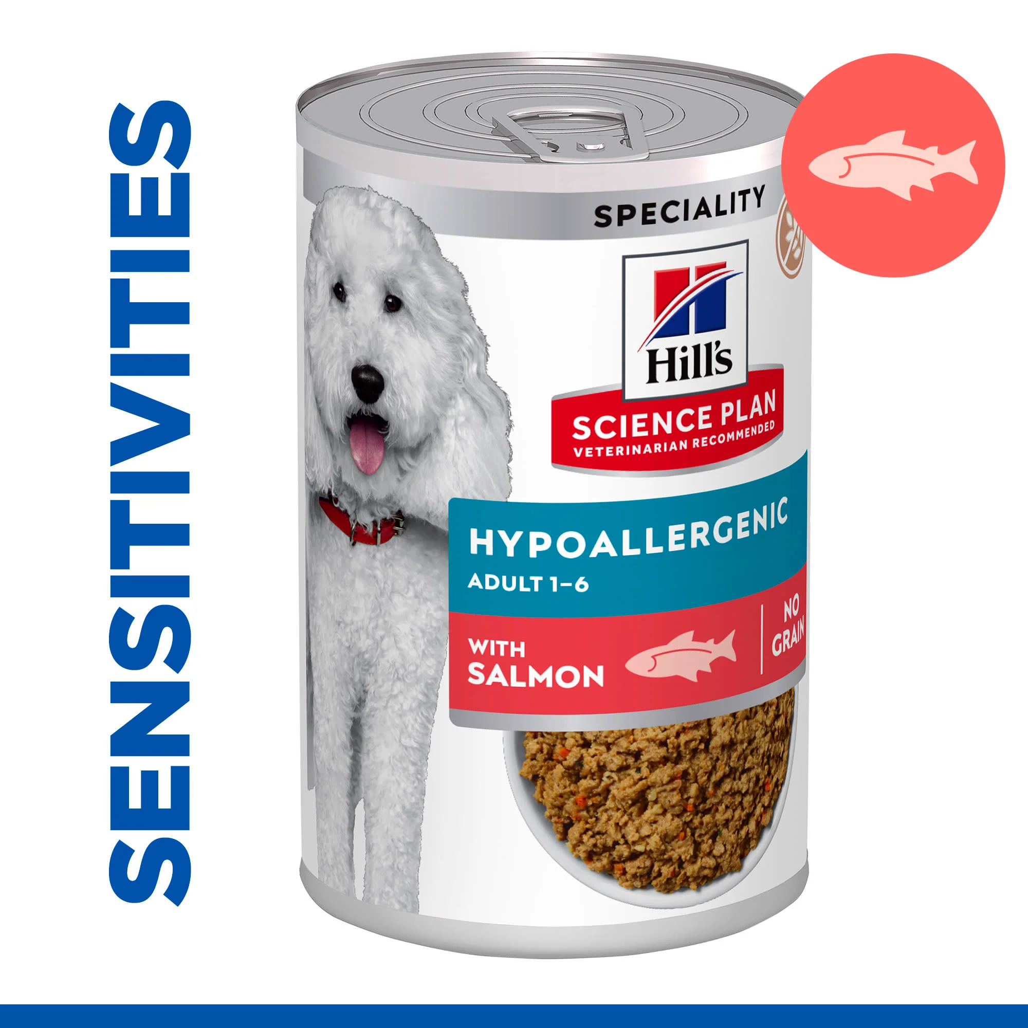 Hill's Science Plan Canine Adult Hypoallergenic with Salmon Wet Dog Food - Image 2