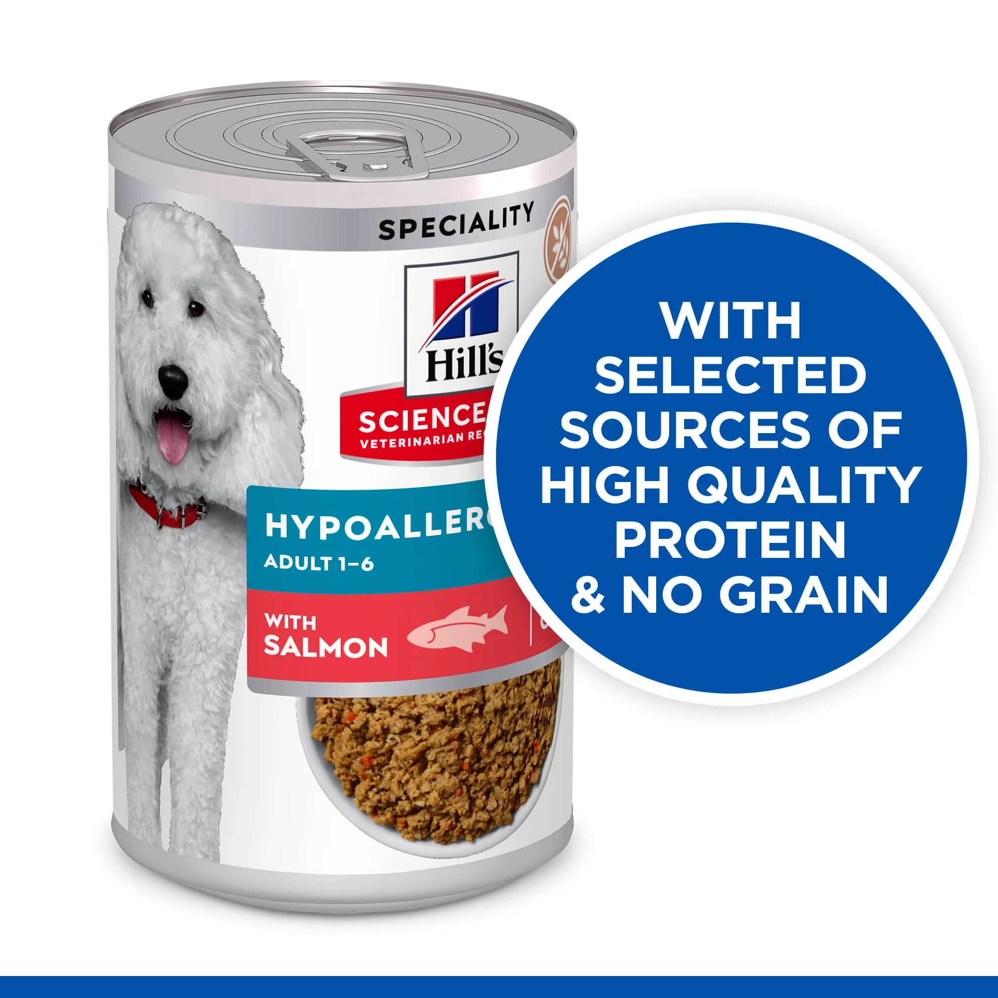 Hill's Science Plan Canine Adult Hypoallergenic with Salmon Wet Dog Food - Image 3