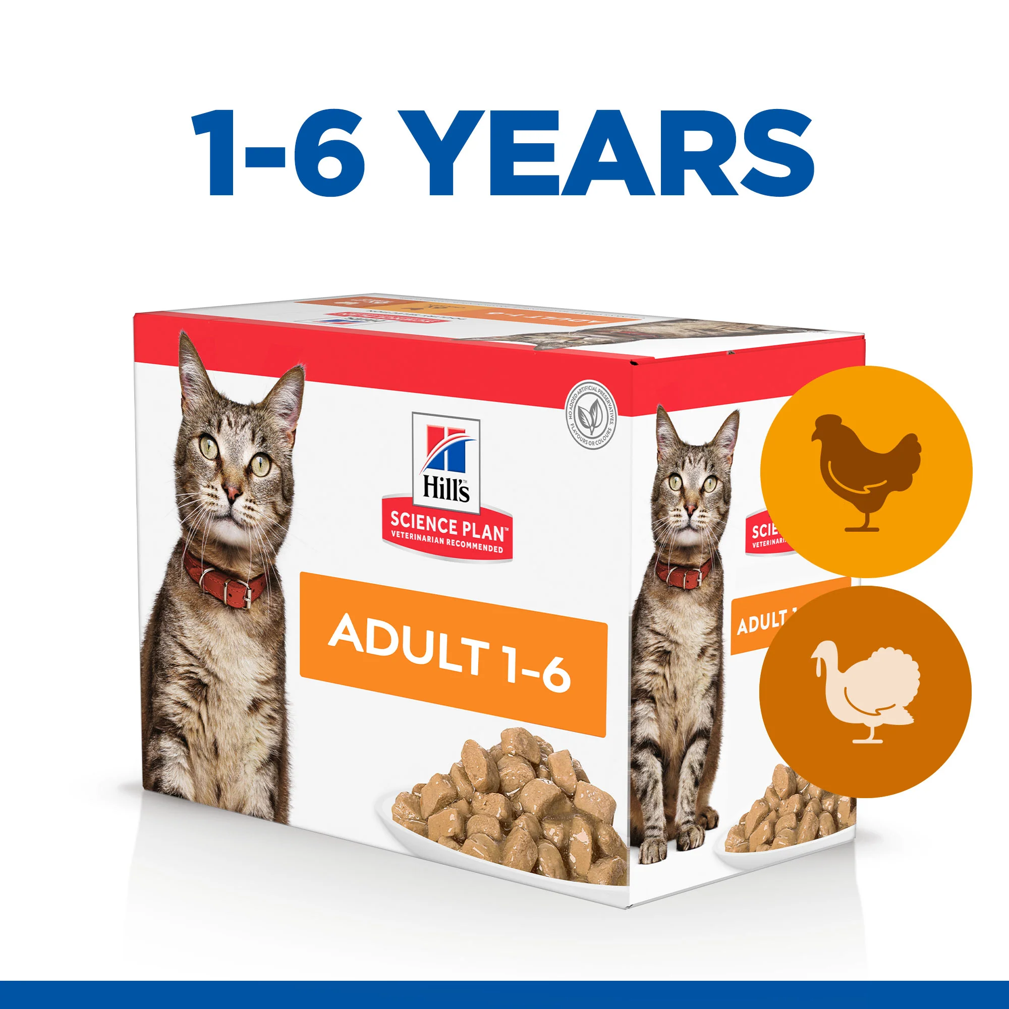 Hill's Science Plan Feline Adult 1-6 Wet Food - Poultry Selection - Image 2