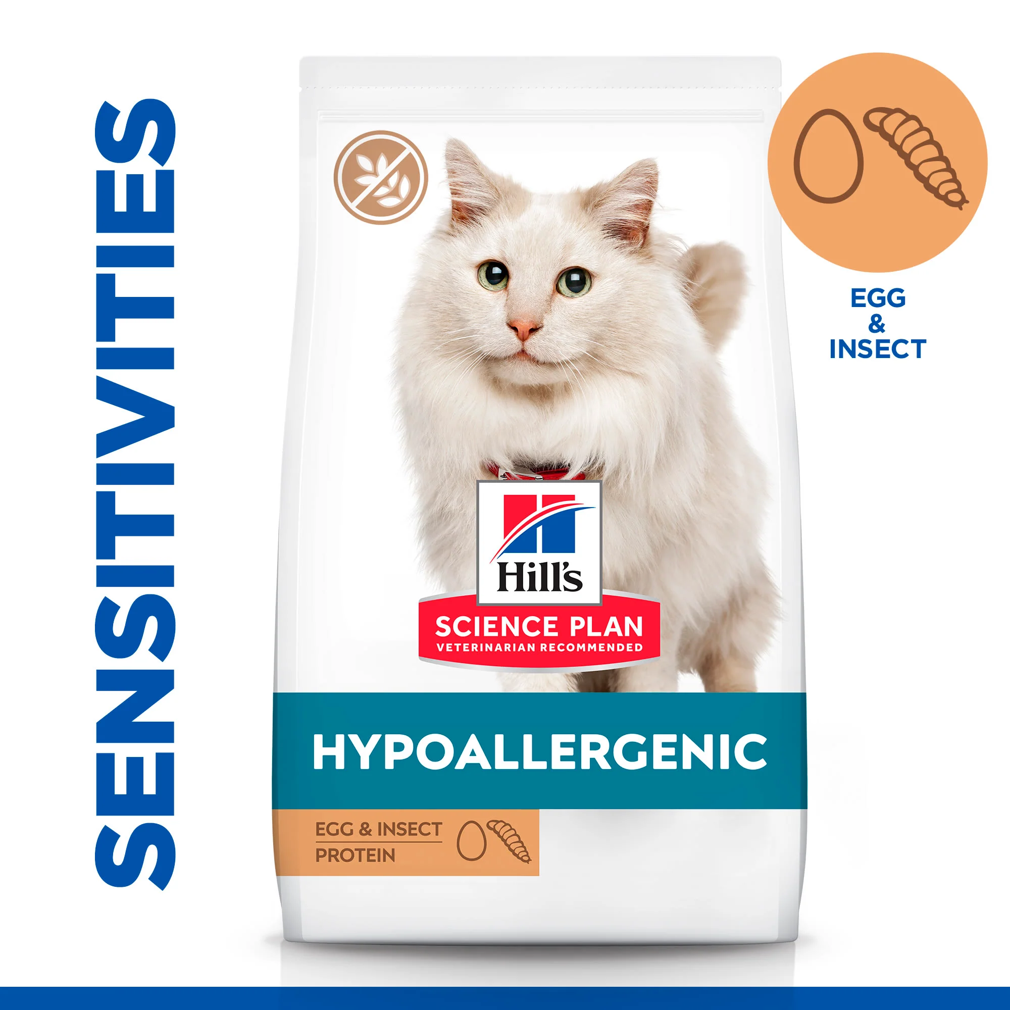 Hill's Science Plan Hypoallergenic Insect & Egg Adult Dry Cat Food - Image 2