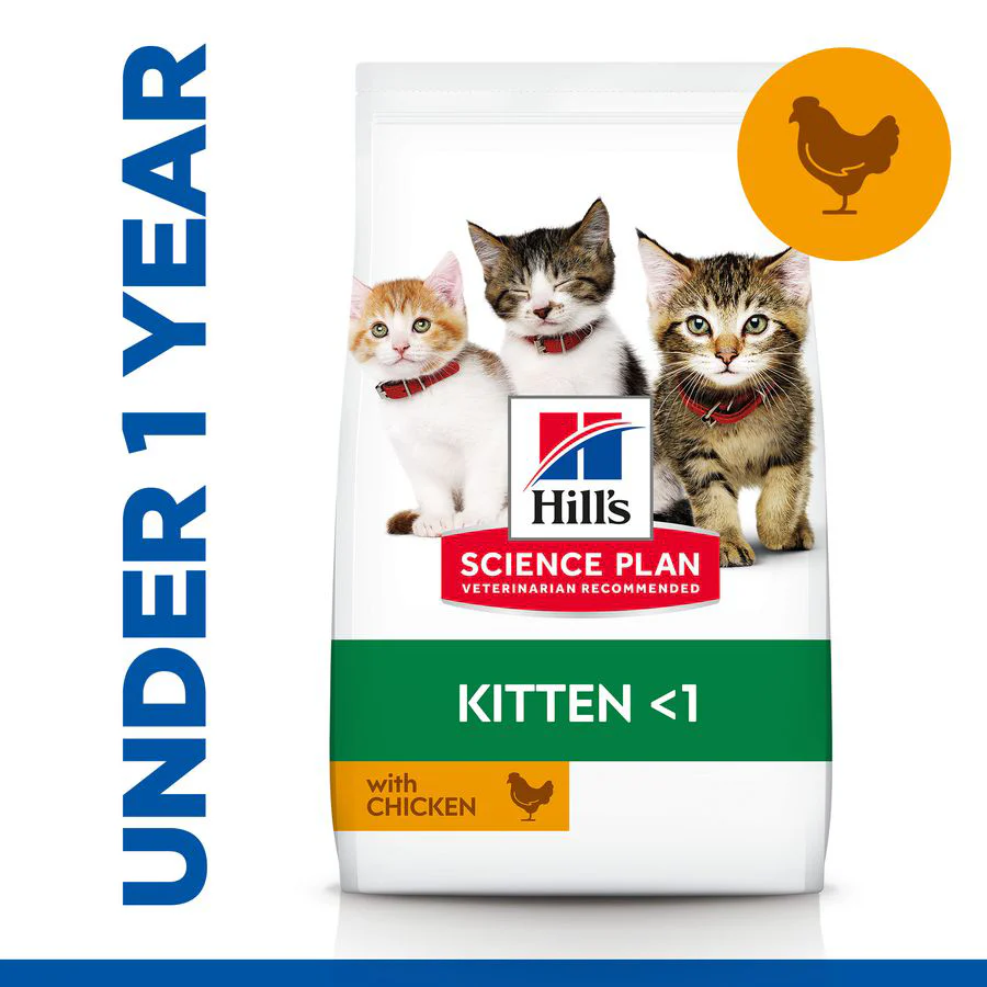 Hill's Science Plan Kitten <1 Dry Cat Food - Chicken - Image 2