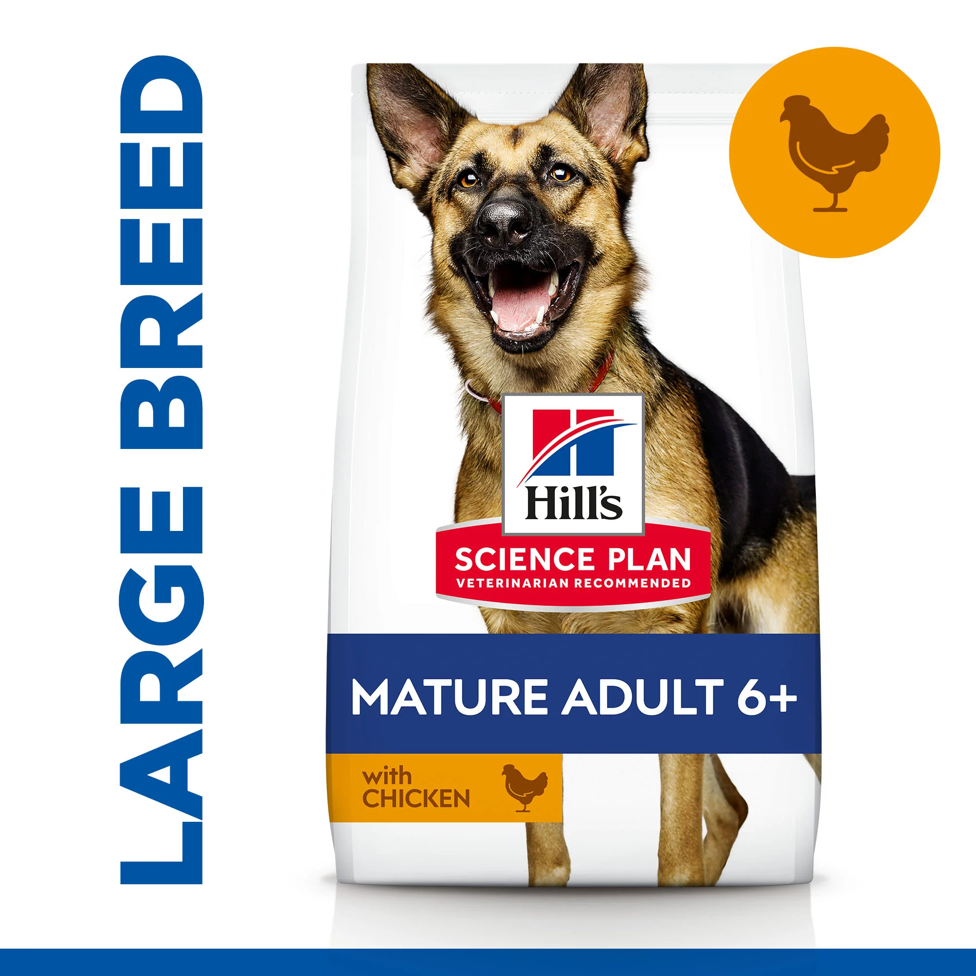 Hill's Science Plan Large Mature Adult 6+ Dry Dog Food - Chicken - Image 2