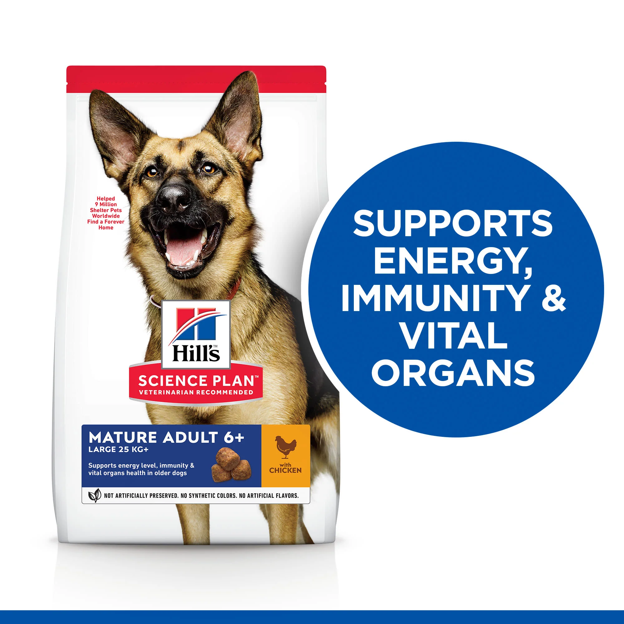 Hill's Science Plan Large Mature Adult 6+ Dry Dog Food - Chicken - Image 4