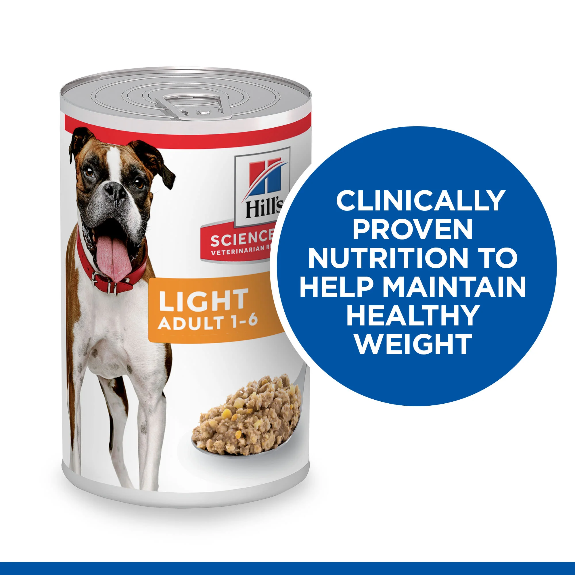 Hill's Science Plan Light Adult Medium Wet Dog Food with Chicken - 12 x 370g Can - Image 5