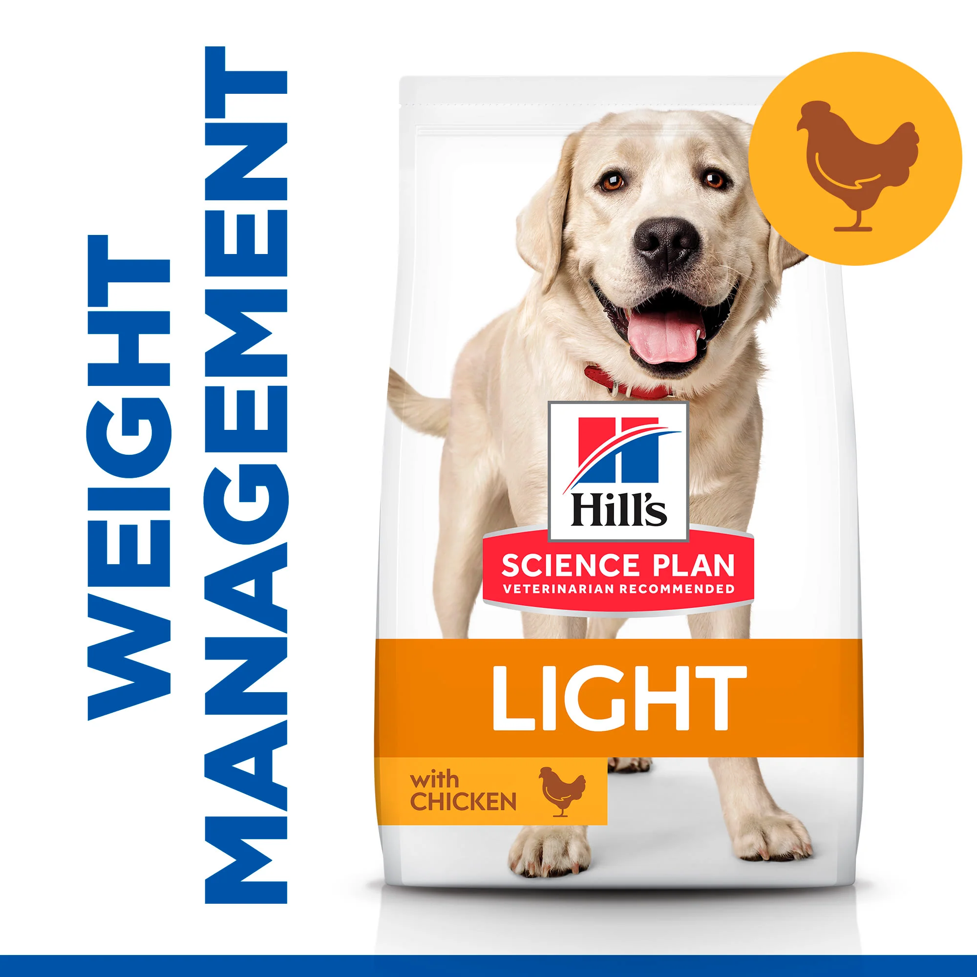 Hill's Science Plan Light Large Adult 1-5 Dry Dog Food - Chicken - Image 2