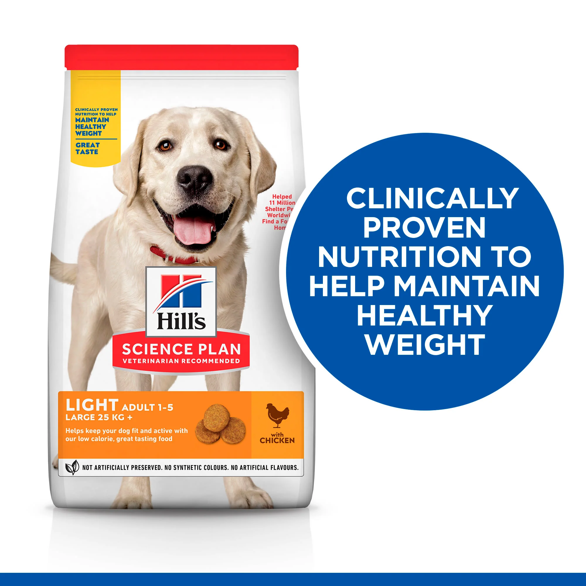 Hill's Science Plan Light Large Adult 1-5 Dry Dog Food - Chicken - Image 4