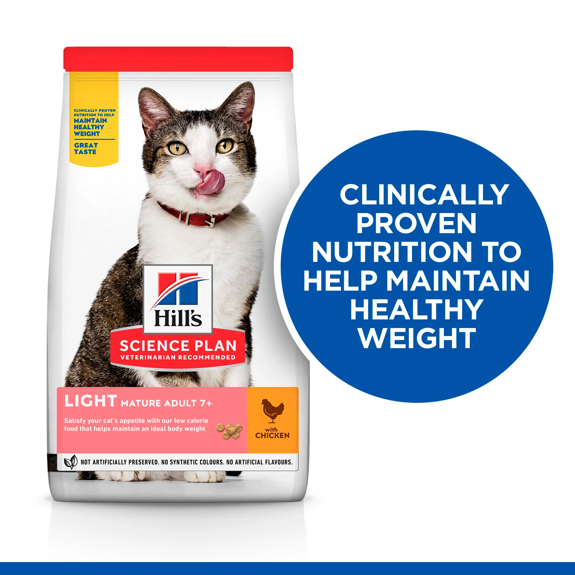 Hill's Science Plan Light Mature Adult Dry Cat Food - Chicken - Image 4