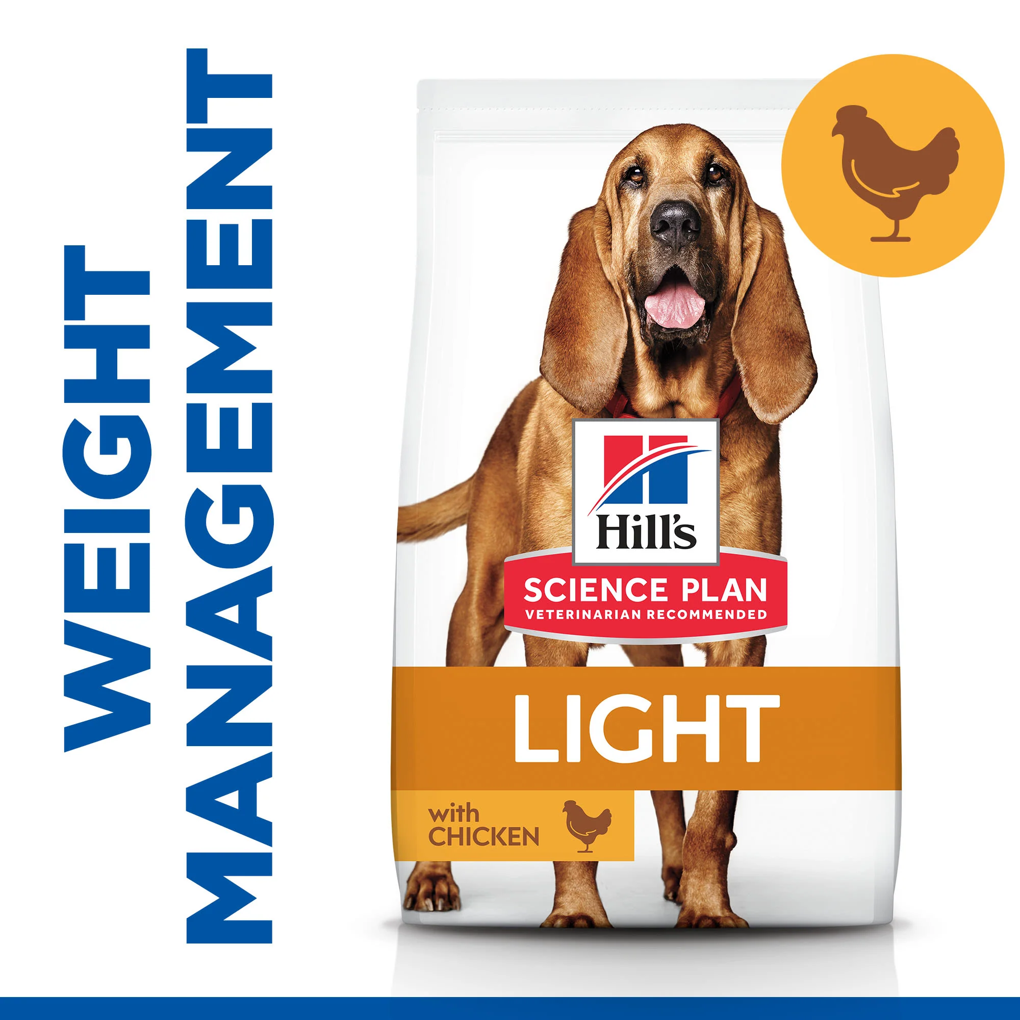 Hill's Science Plan Light Medium Mature Adult 7+ Dry Dog Food - Chicken - Image 2