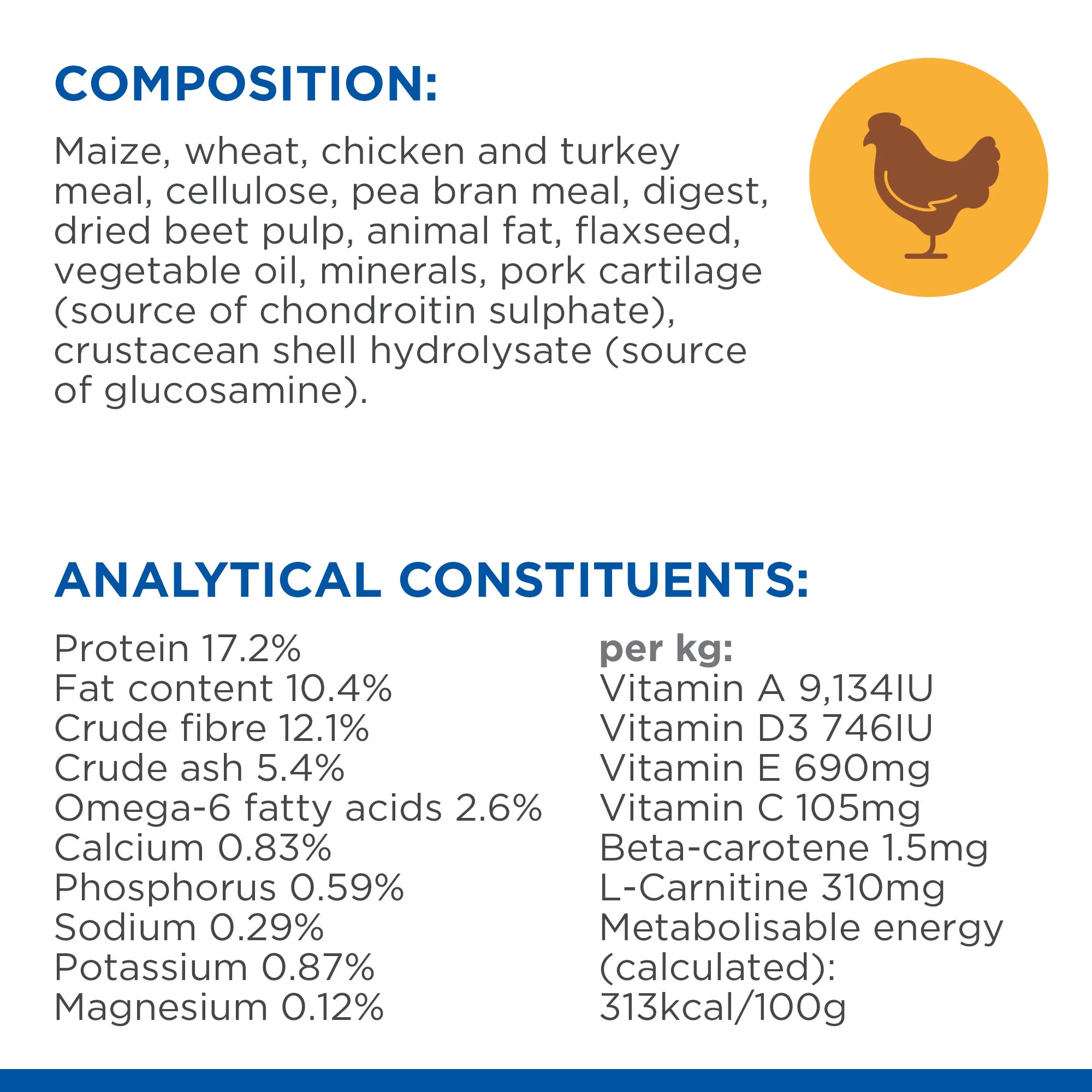 Hill's Science Plan Light Small & Mini Mature Adult 7+ Dry Dog Food - Chicken - Image 5