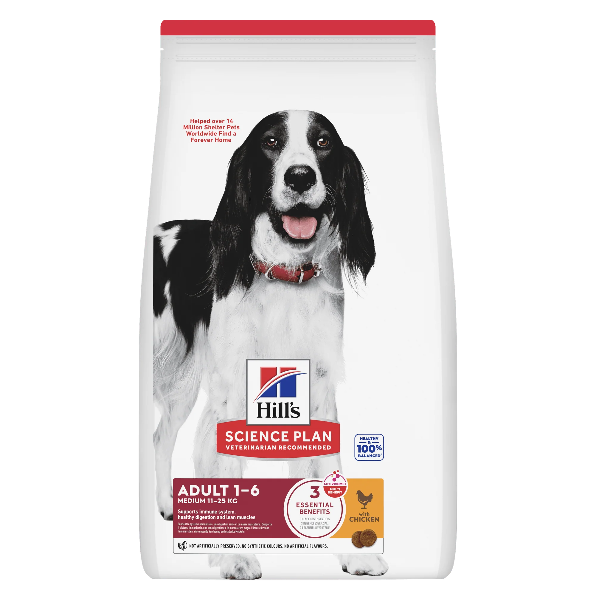 Hill's Science Plan Medium Adult 1-6 Dry Dog Food - Chicken