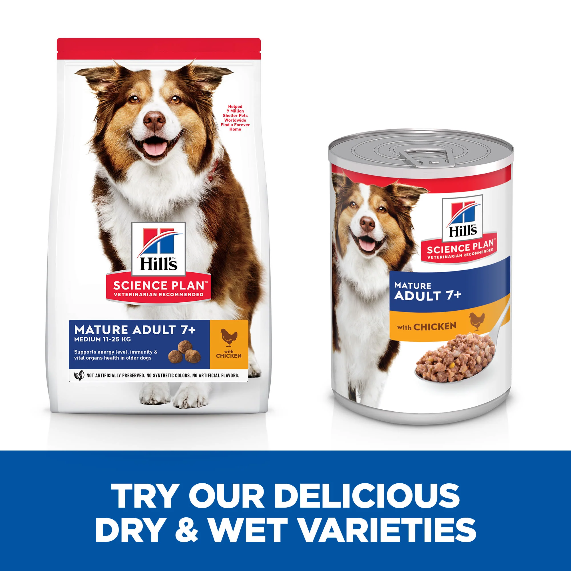 Hill's Science Plan Medium Mature Adult 7+ Dry Dog Food - Chicken - Image 3