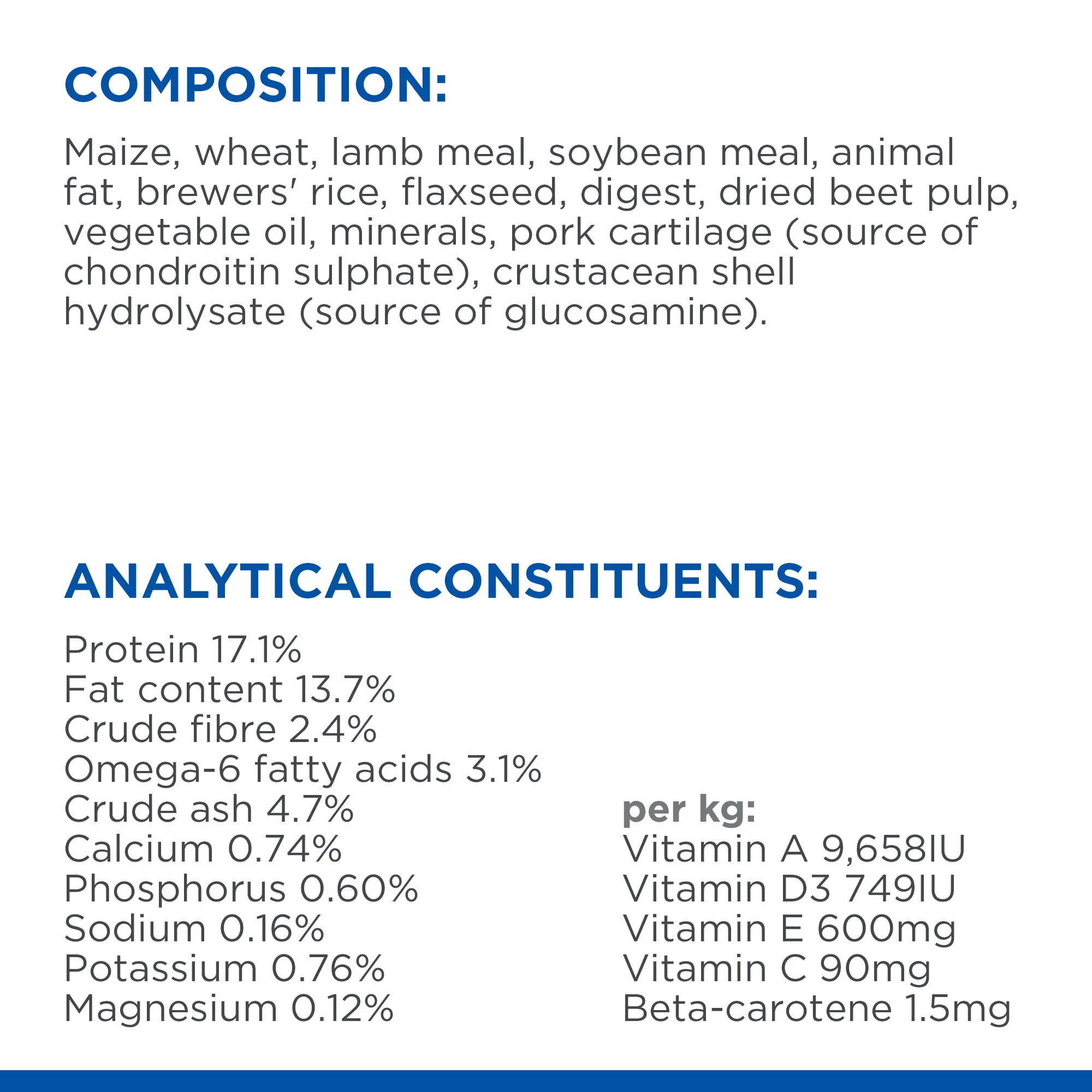Hill's Science Plan Medium Mature Adult7+ Dry Dog Food - Lamb & Rice - Image 6