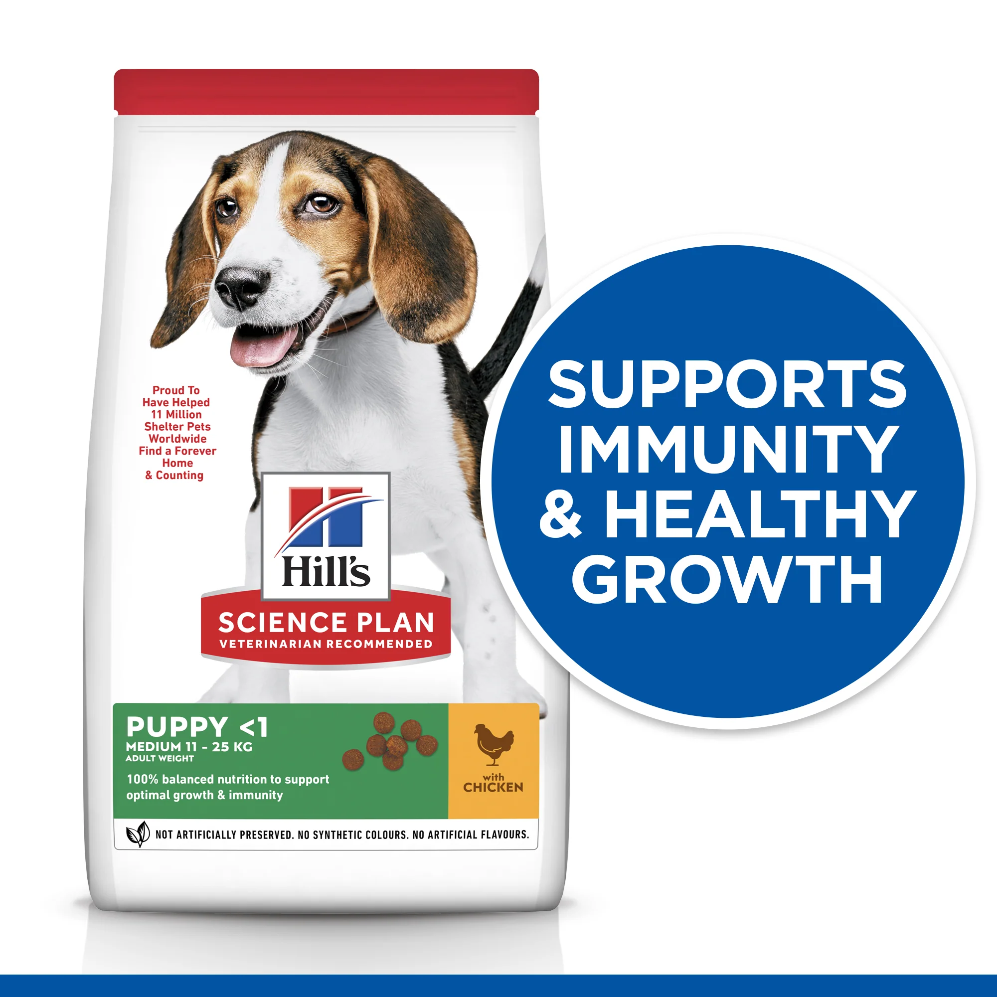 Hill's Science Plan Medium Puppy <1 Dry Dog Food - Chicken - Image 5