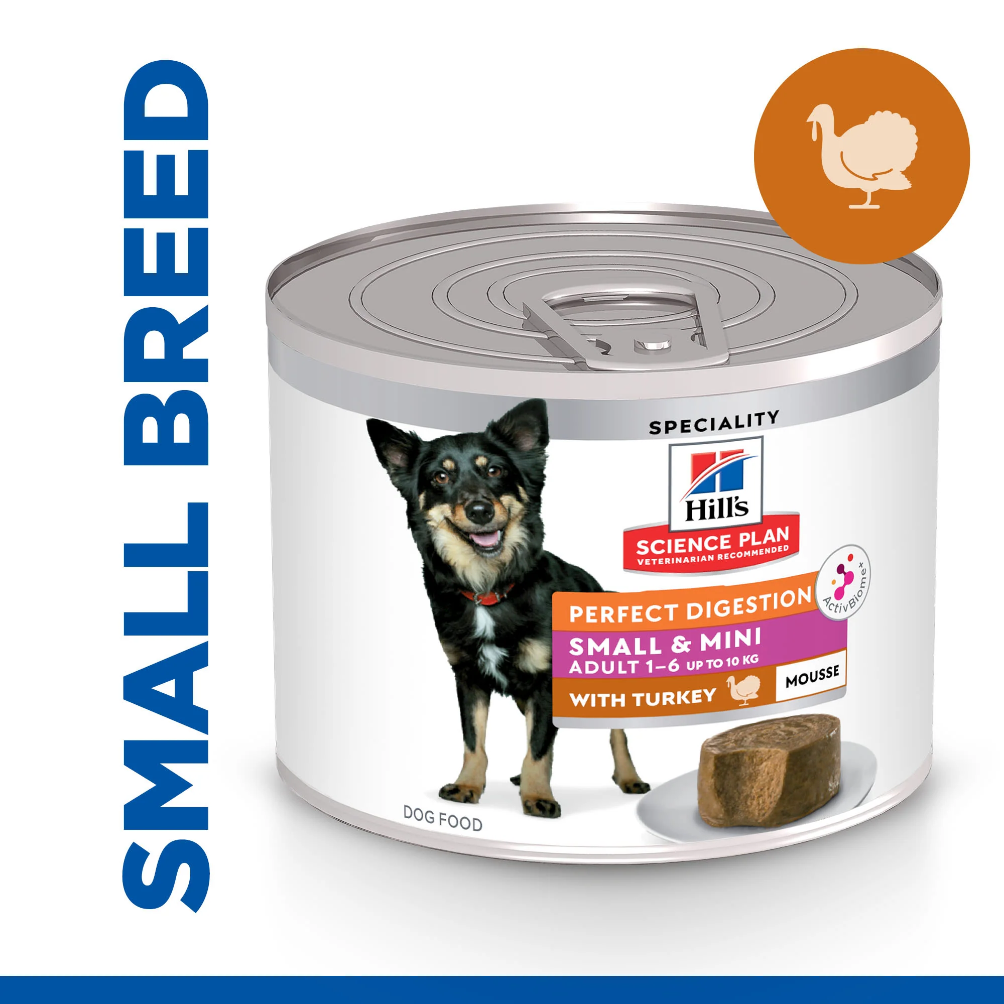 Hill's Science Plan Perfect Digestion Small & Mini Adult Wet Dog Food - Turkey - Image 2