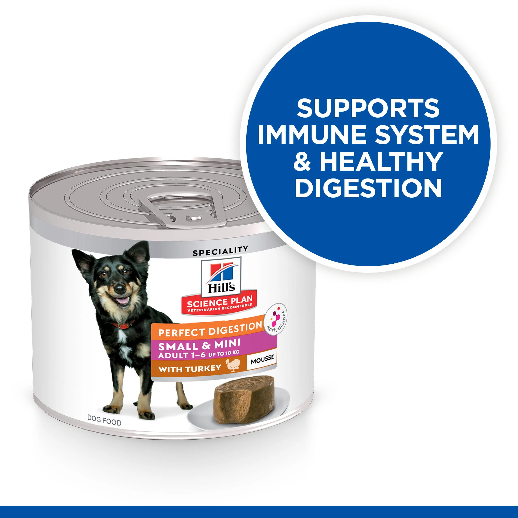 Hill's Science Plan Perfect Digestion Small & Mini Adult Wet Dog Food - Turkey - Image 6