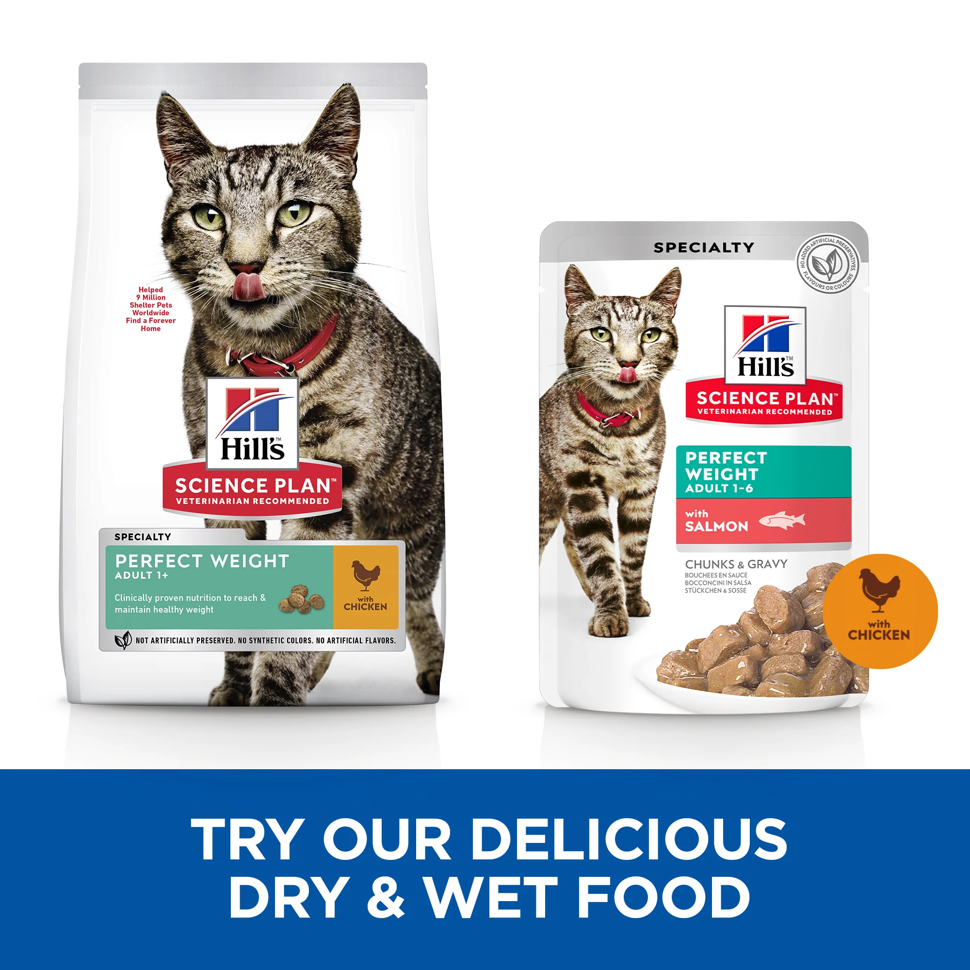 Hill's Science Plan Perfect Weight Adult 1-6 Wet Cat Food Pouches - Delicious Selection - Image 4