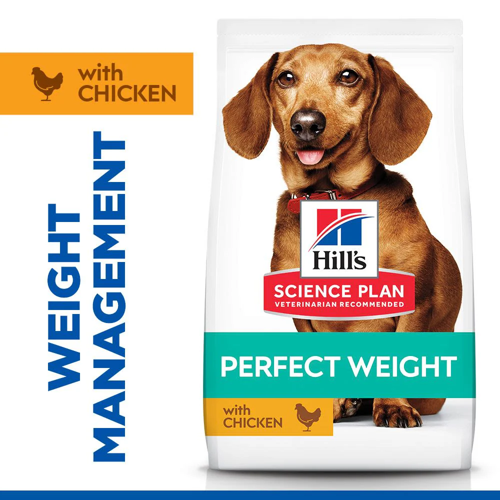 Hill's Science Plan Perfect Weight Adult Small & Mini Dry Dog Food with Chicken - 6kg - Image 2