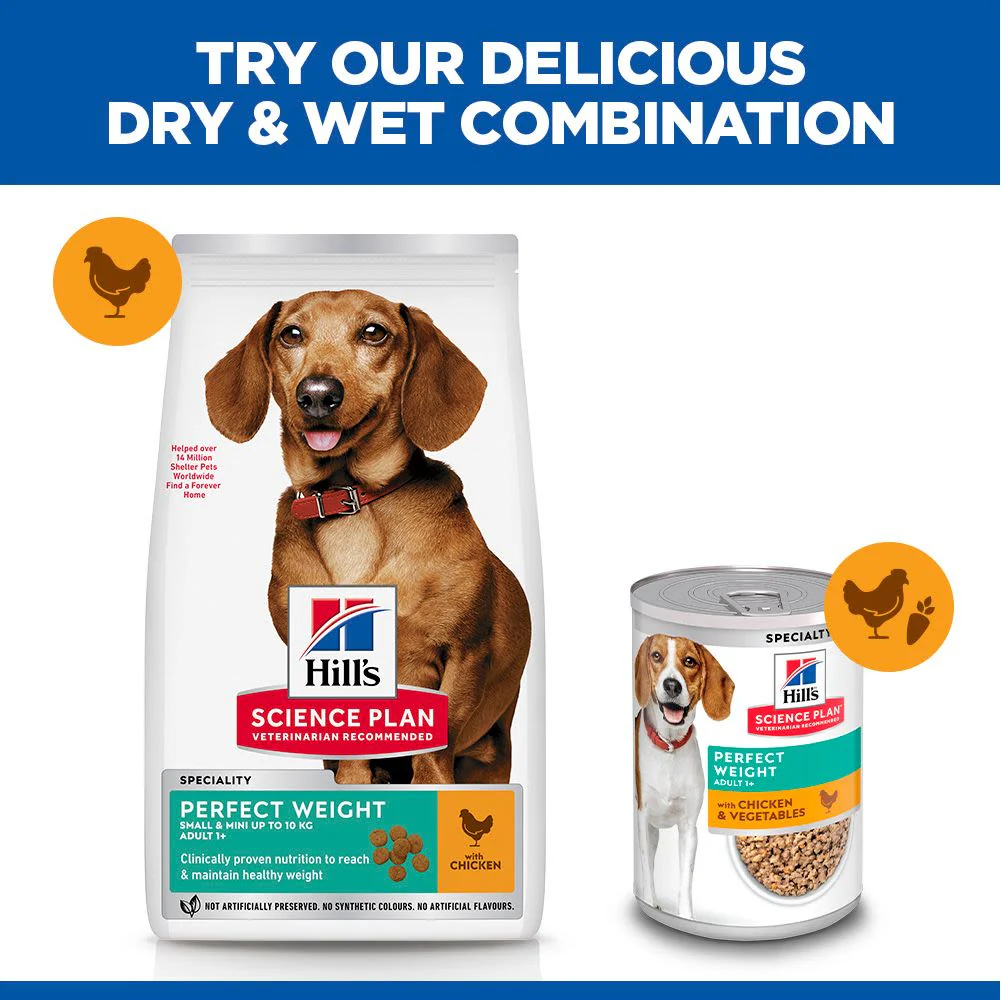Hill's Science Plan Perfect Weight Adult Small & Mini Dry Dog Food with Chicken - 6kg - Image 6
