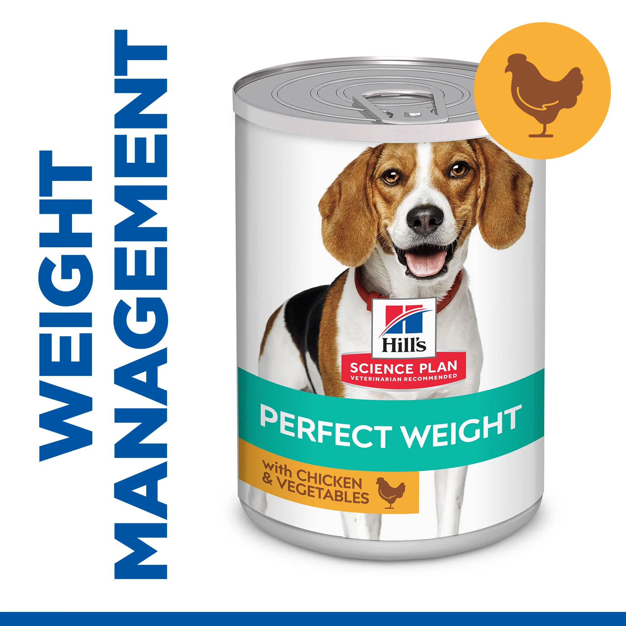 Hill's Science Plan Perfect Weight Wet Dog Food - Chicken & Vegetables - Image 2