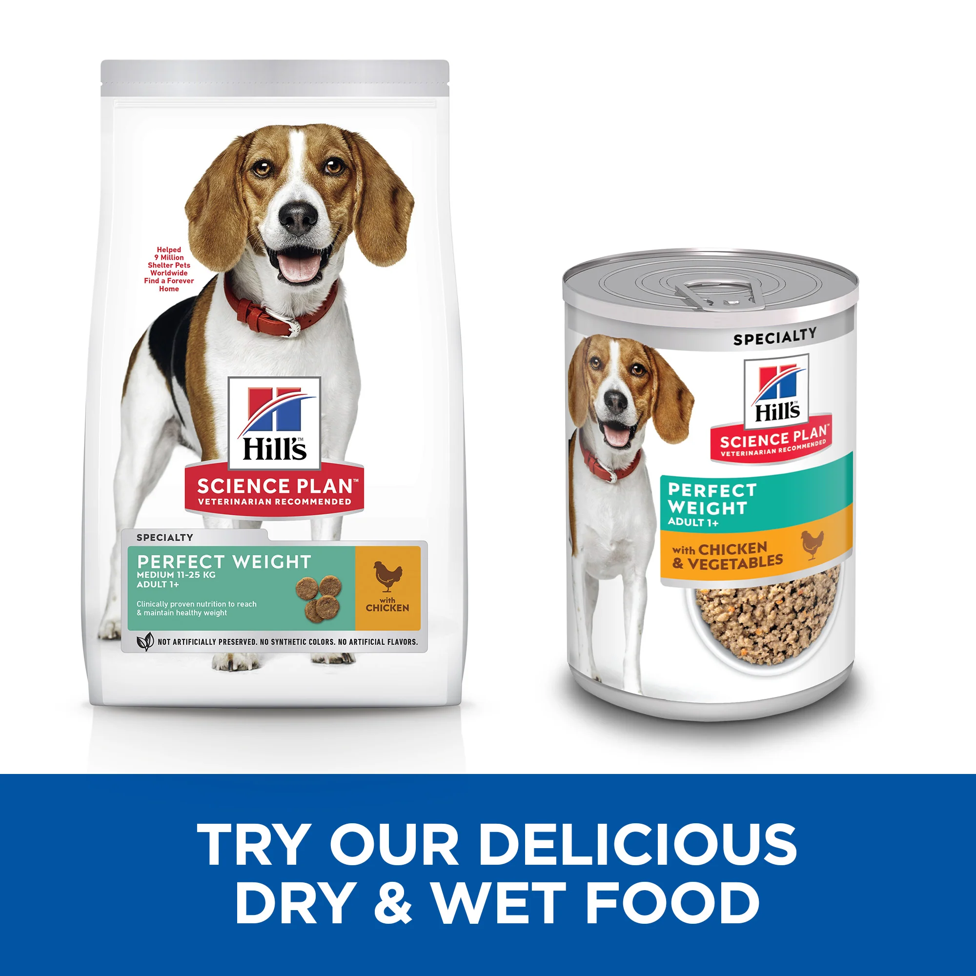 Hill's Science Plan Perfect Weight Wet Dog Food - Chicken & Vegetables - Image 3