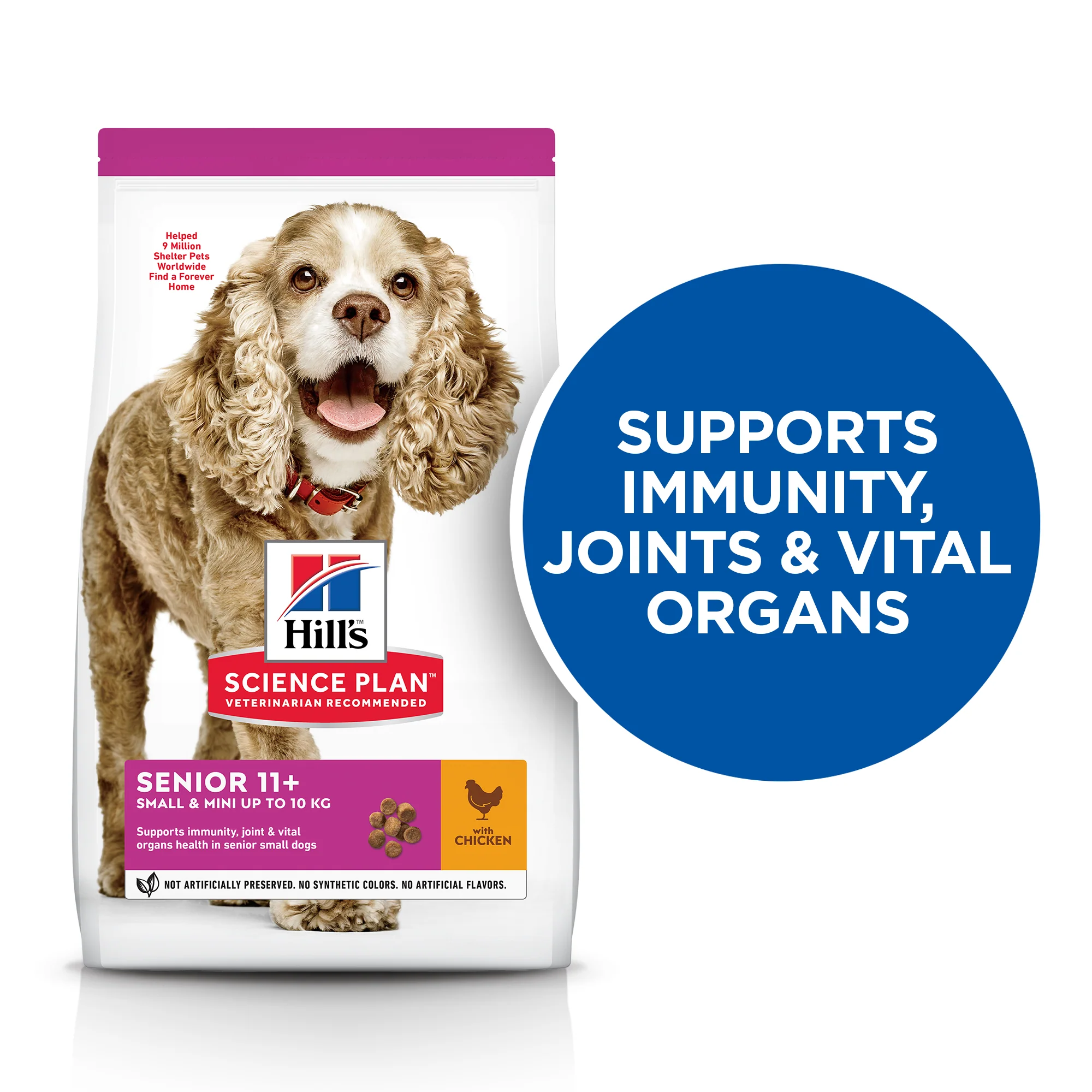Hill's Science Plan Senior Small & Mini Dry Dog Food - Chicken - Image 4