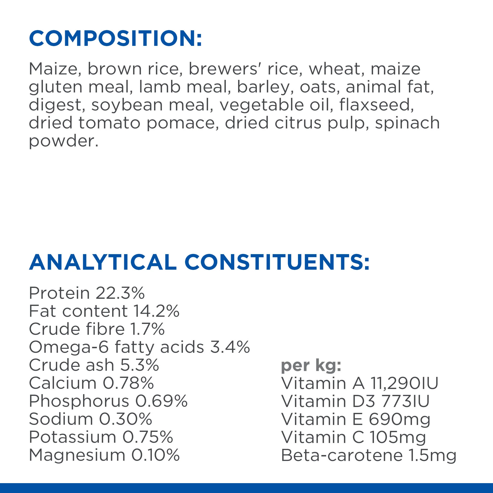Hill's Science Plan Small & Mini Adult Dry Dog Food - Lamb & Rice - Image 5
