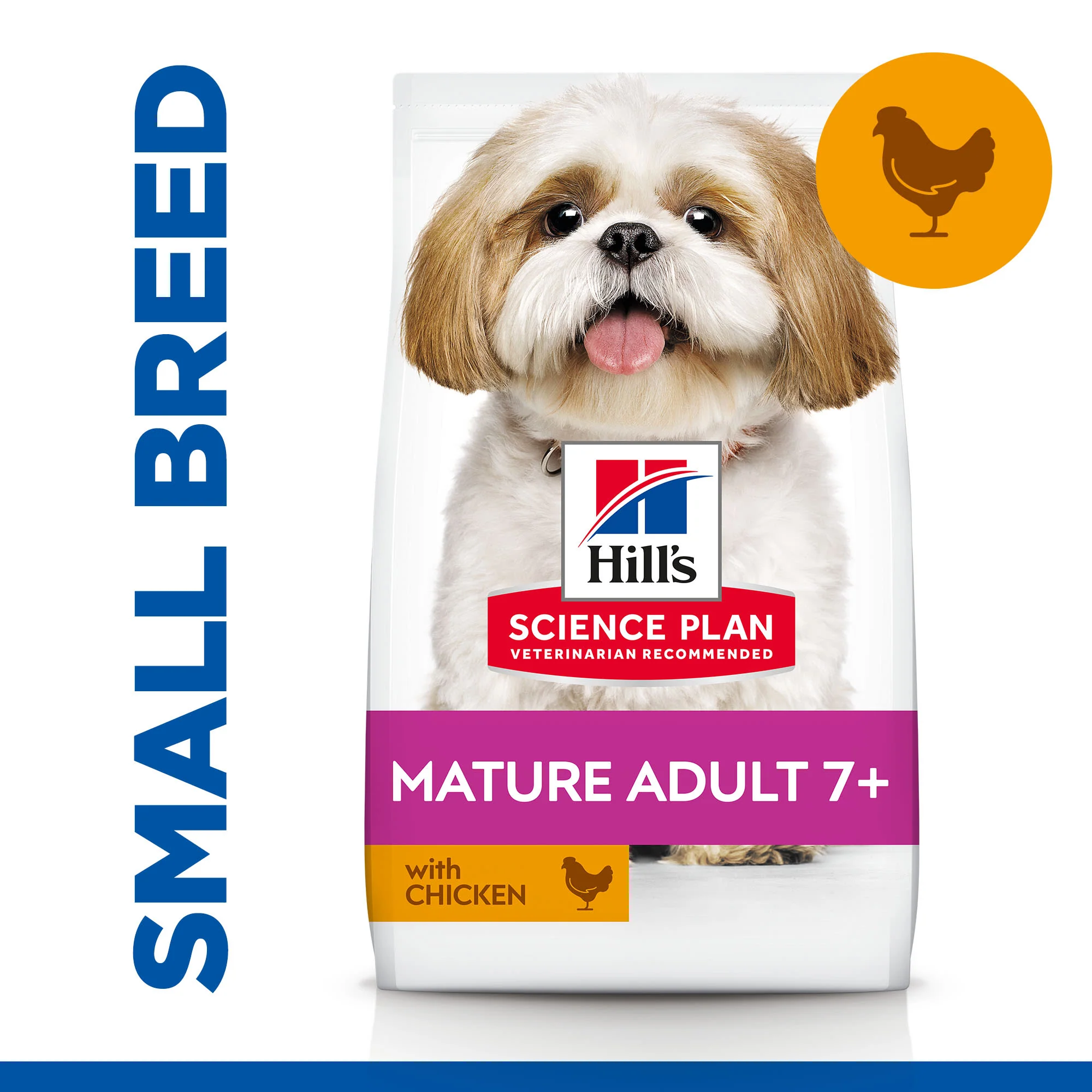 Hill's Science Plan Small & Mini Mature Adult 7+ Dry Dog Food - Chicken - Image 2
