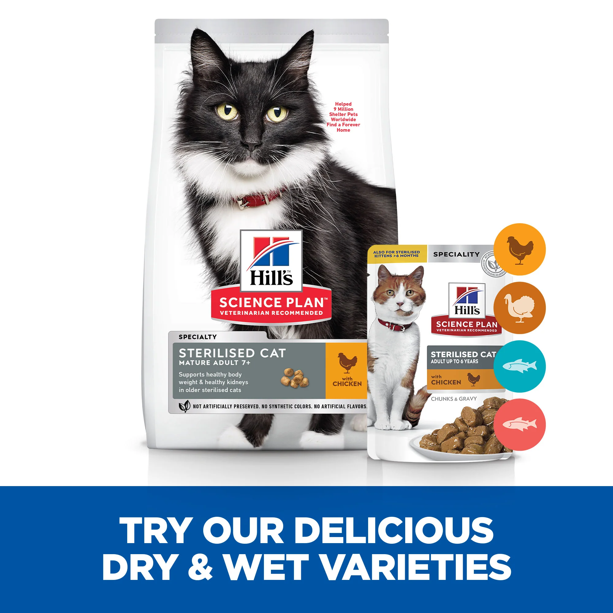 Hill's Science Plan Sterilised 7+ Cat - Chicken - Image 2
