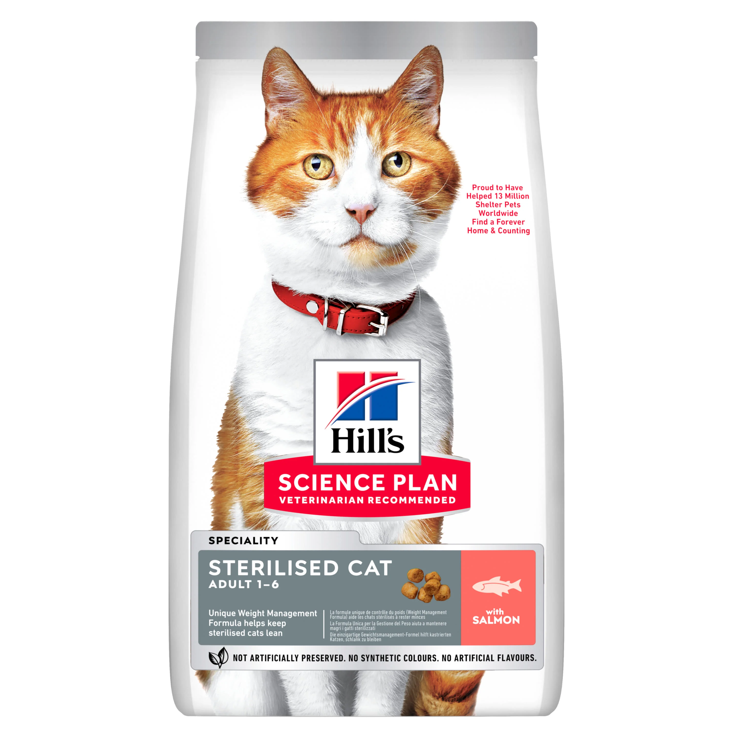 Hill's Science Plan Sterilised Adult Dry Cat Food - Salmon