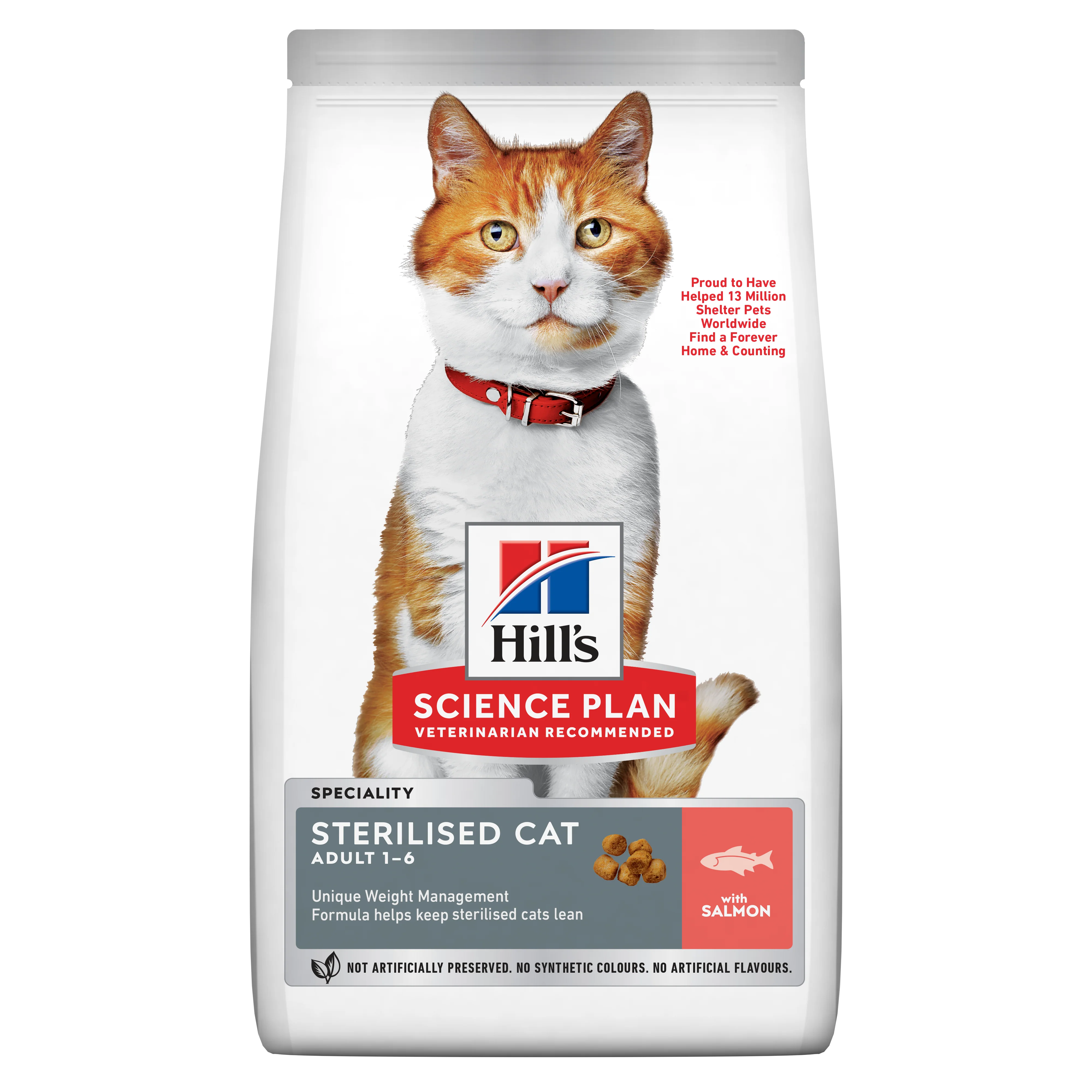 Hill's Science Plan Sterilised Adult Dry Cat Food - Salmon - Image 2
