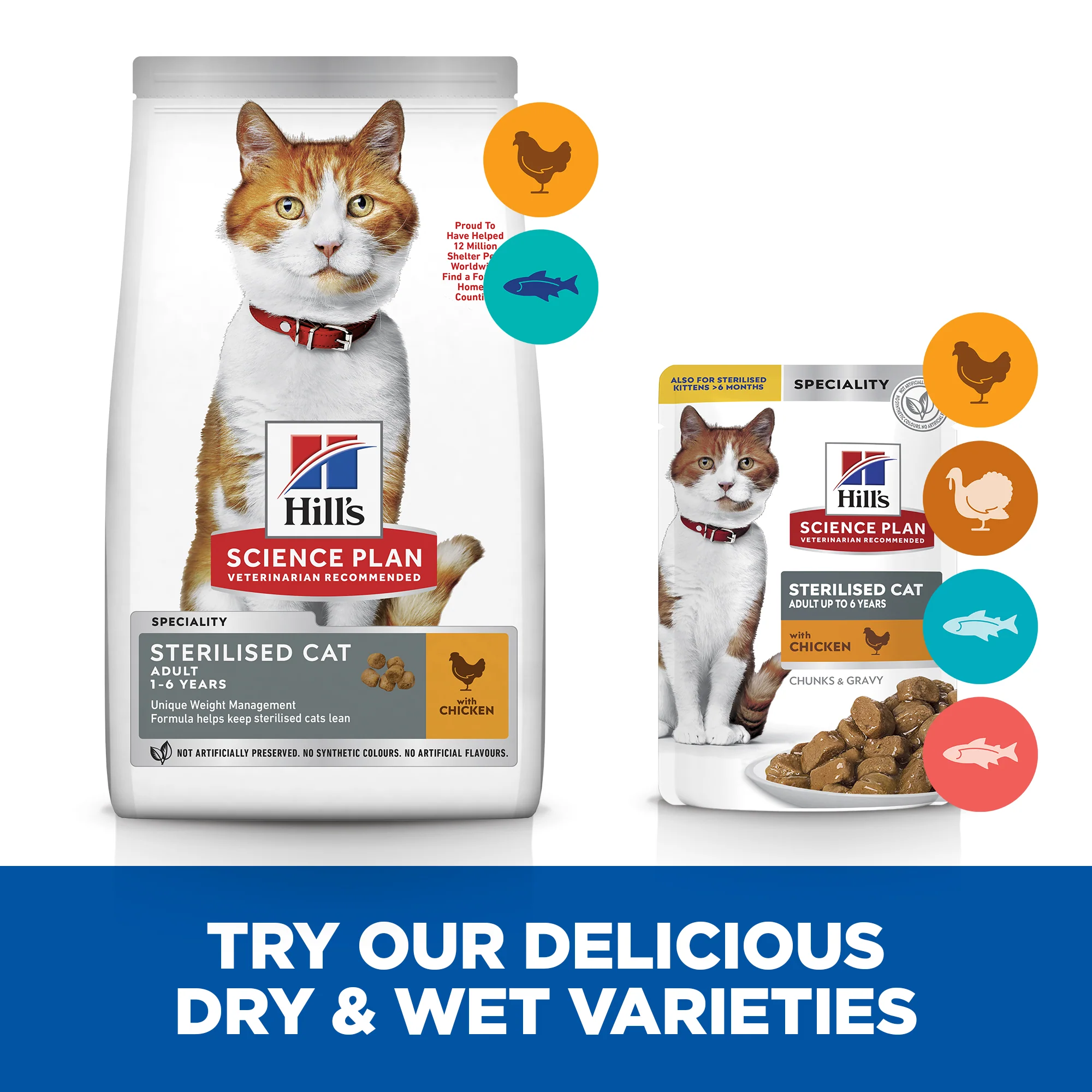 Hill's Science Plan Sterilised Cat Adult Cat Dry Food - Chicken - Image 4
