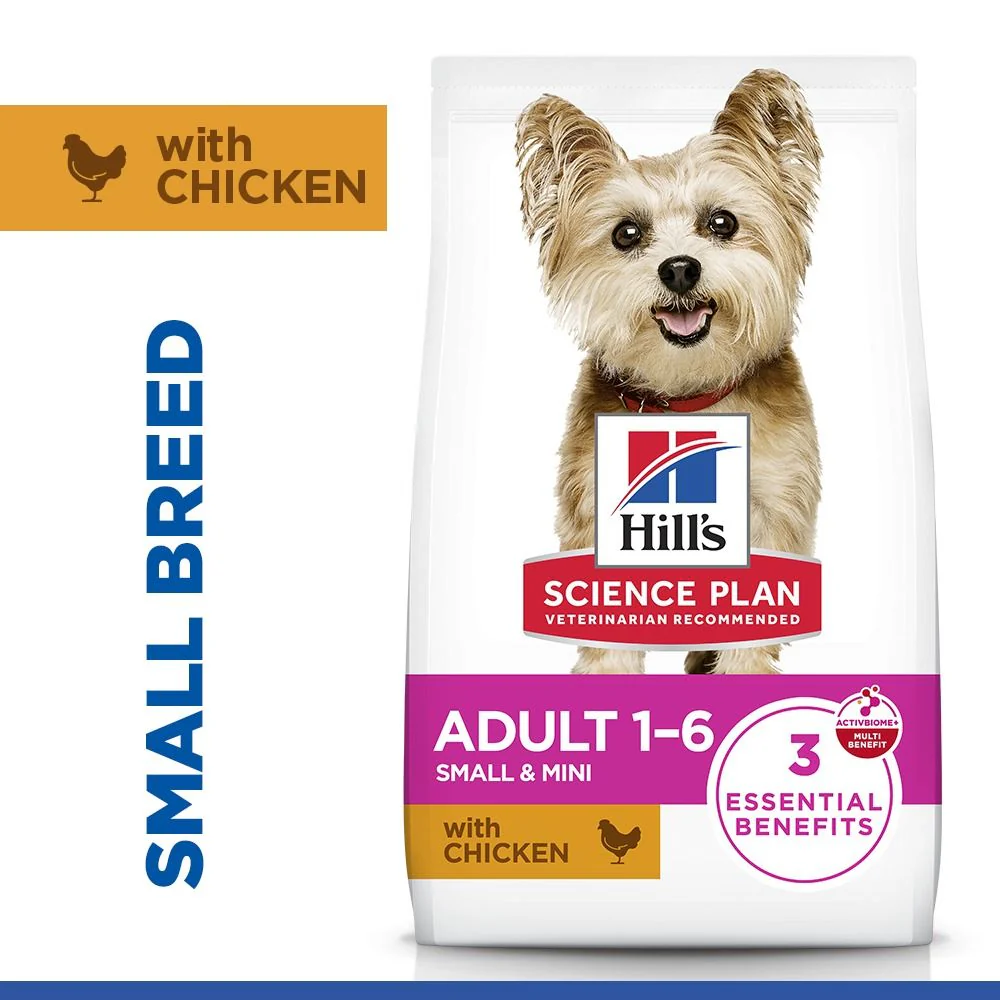 Hill's Science Plan Adult Small & Mini Breed Dry Dog Food with Chicken - Image 2