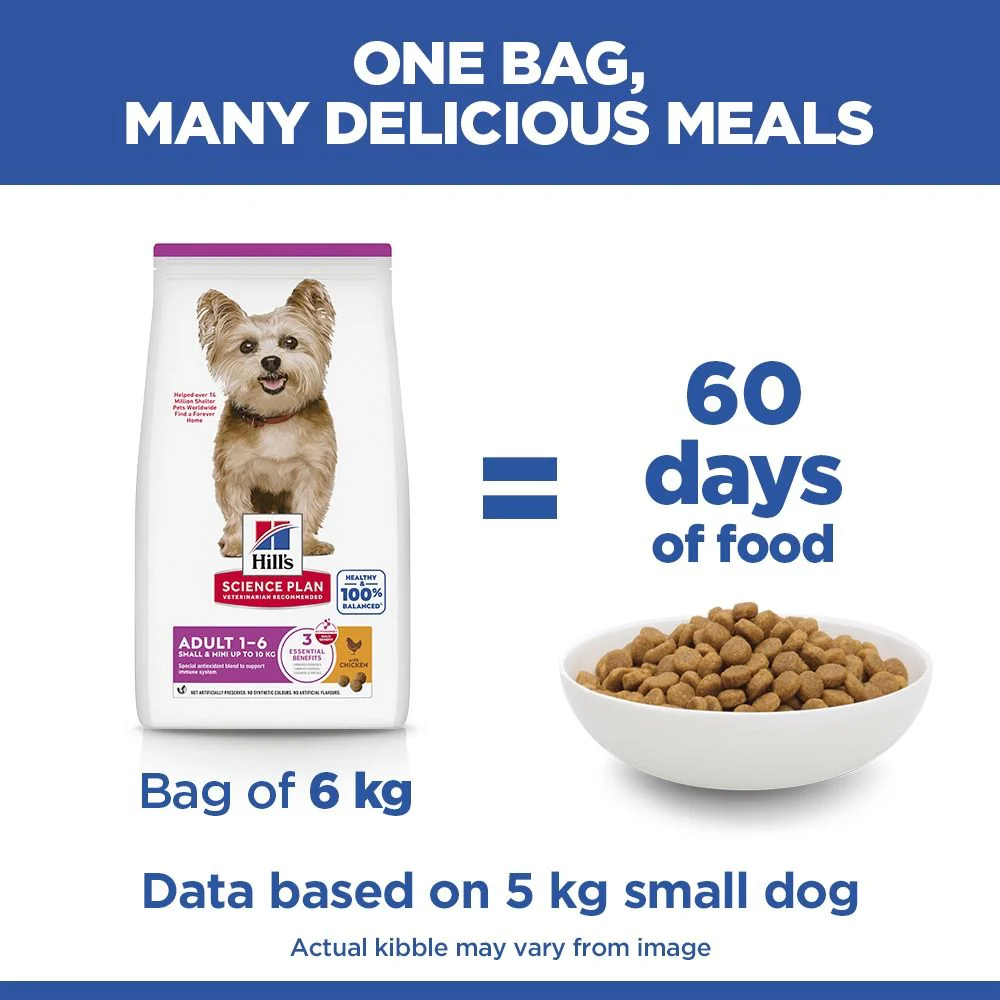Hill's Science Plan Adult Small & Mini Breed Dry Dog Food with Chicken - Image 5