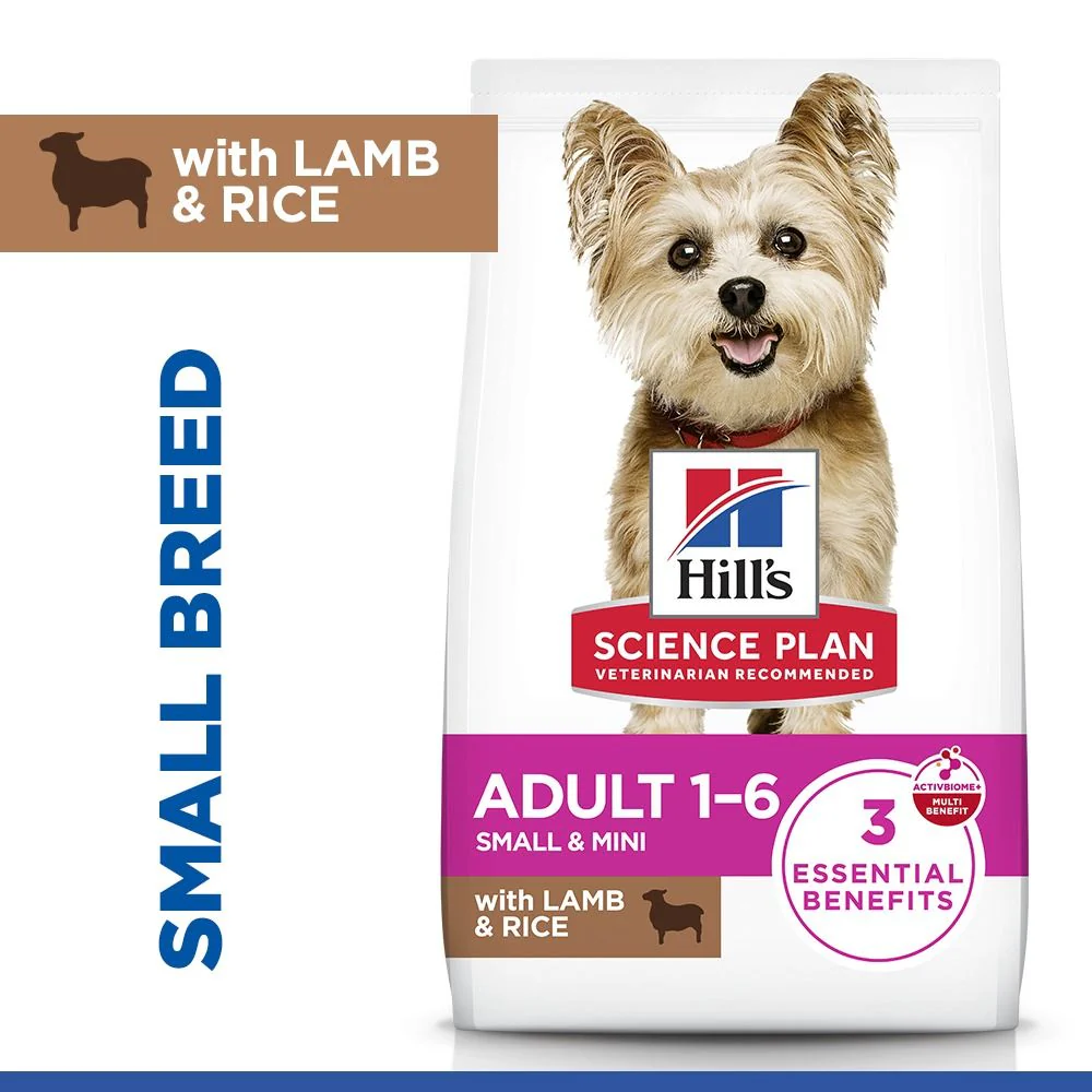 Hill's Science Plan Adult Small & Mini Breed Dry Dog Food with Lamb & Rice - Image 2