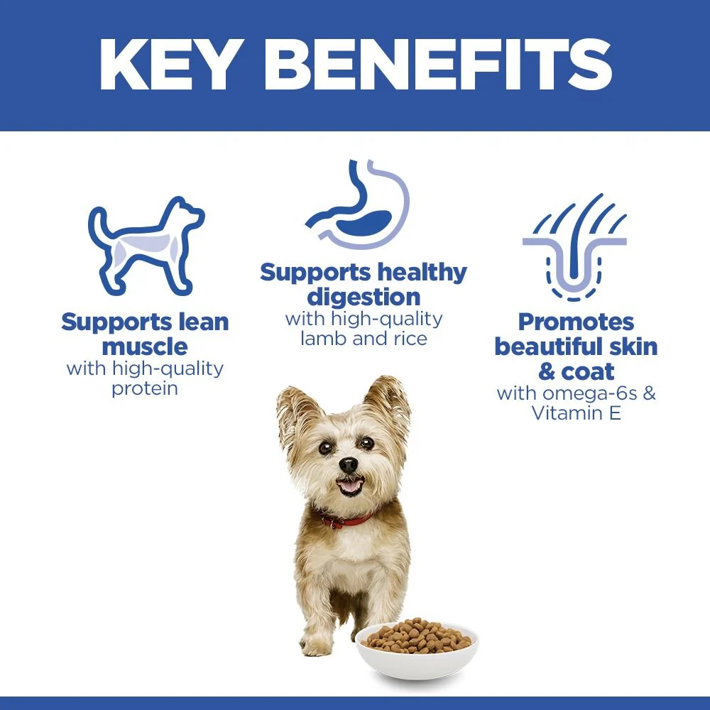 Hill's Science Plan Adult Small & Mini Breed Dry Dog Food with Lamb & Rice - Image 3