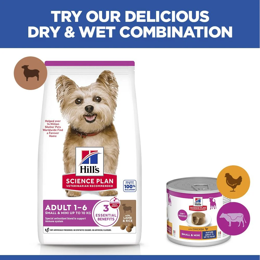 Hill's Science Plan Adult Small & Mini Breed Dry Dog Food with Lamb & Rice - Image 6