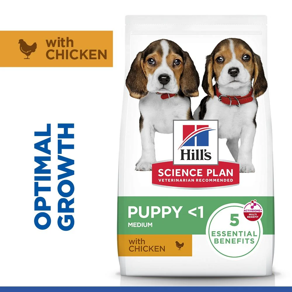 Hill's Science Plan Puppy Medium Breed Dry Dog Food with Chicken - Image 2