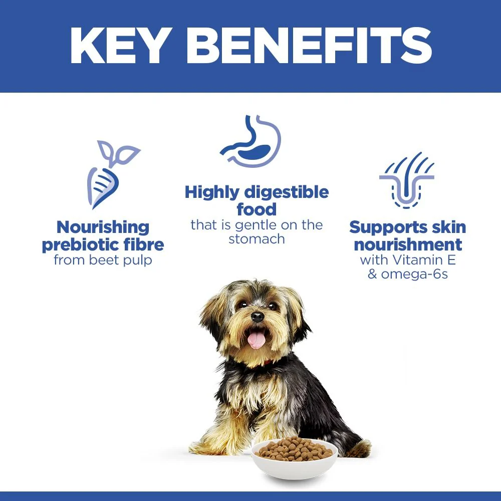 Hill's Science Plan Sensitive Stomach & Skin Small & Mini Breed Adult Dry Dog Food with Chicken - Image 3