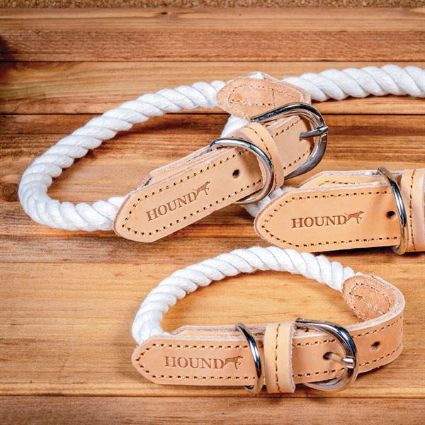 Hound Real Leather Braided Dog Collar - Image 2