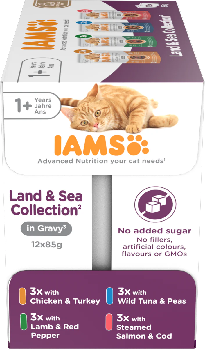 Iams Delights Adult Land & Sea Collection in Gravy Multipack - Image 3